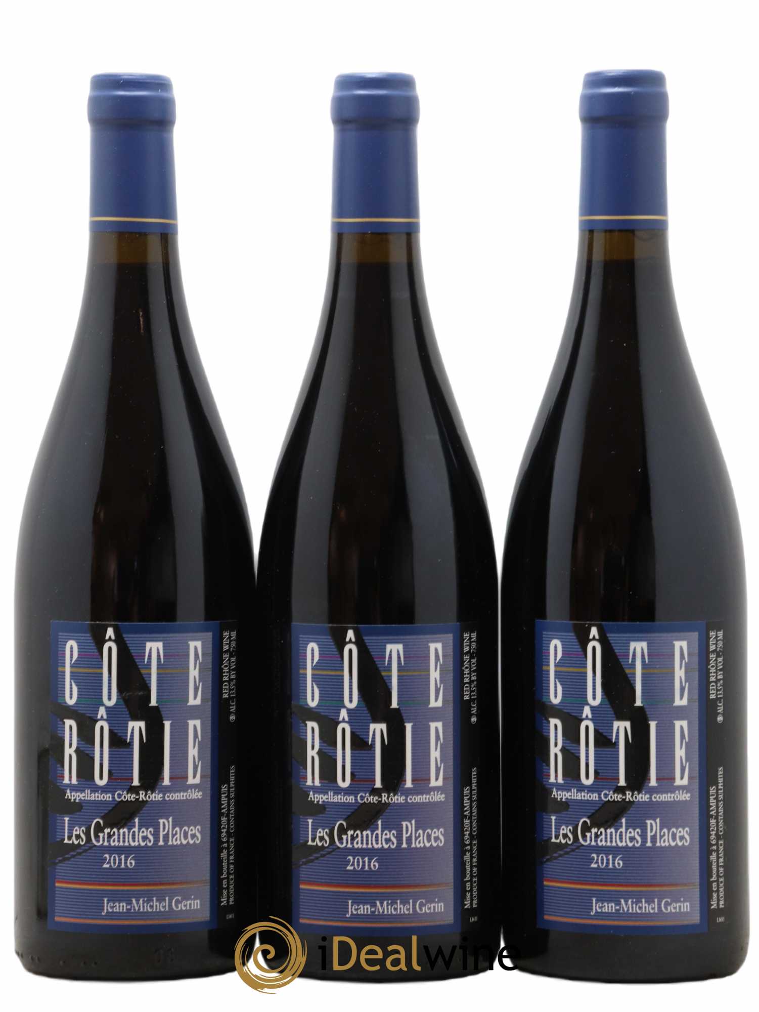 Côte-Rôtie Les Grandes Places Jean-Michel Gerin 2016 - Lot de 6 bouteilles - 2
