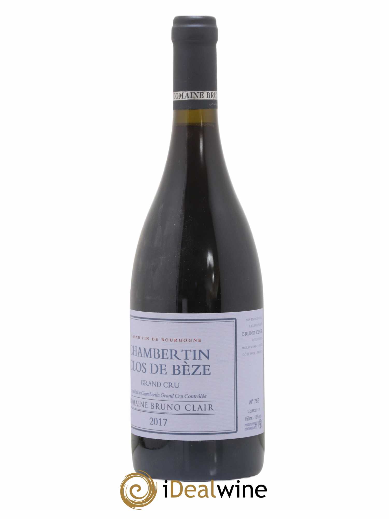 Chambertin Clos de Bèze Grand Cru Bruno Clair (Domaine) 2017 - Lot de 1 bouteille - 1