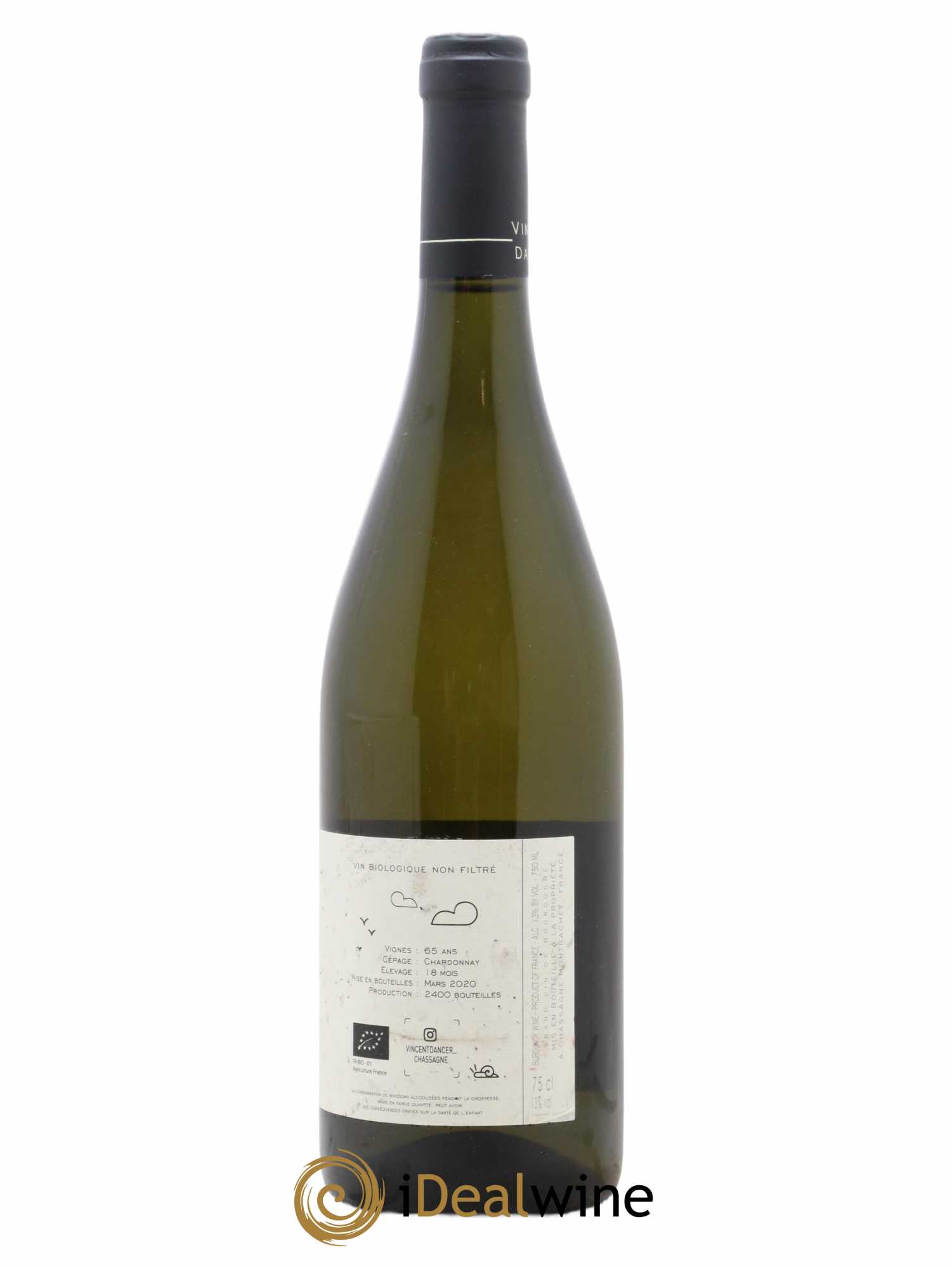 Chassagne-Montrachet 1er Cru (Morgeot) Tête du Clos Vincent Dancer 2018 - Lot de 1 bouteille - 1
