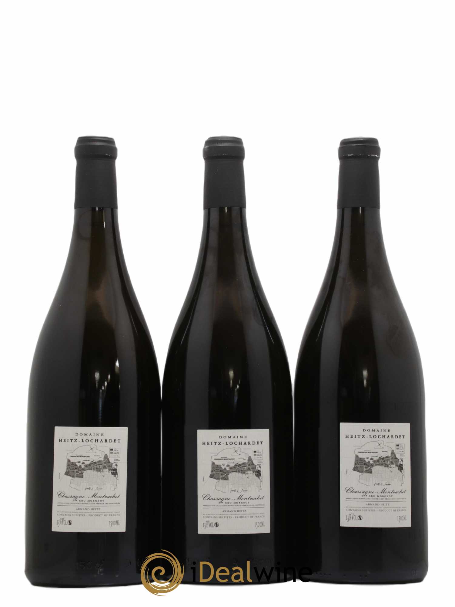 Chassagne-Montrachet 1er Cru Morgeot Armand Heitz 2017 - Lot de 3 magnums - 1