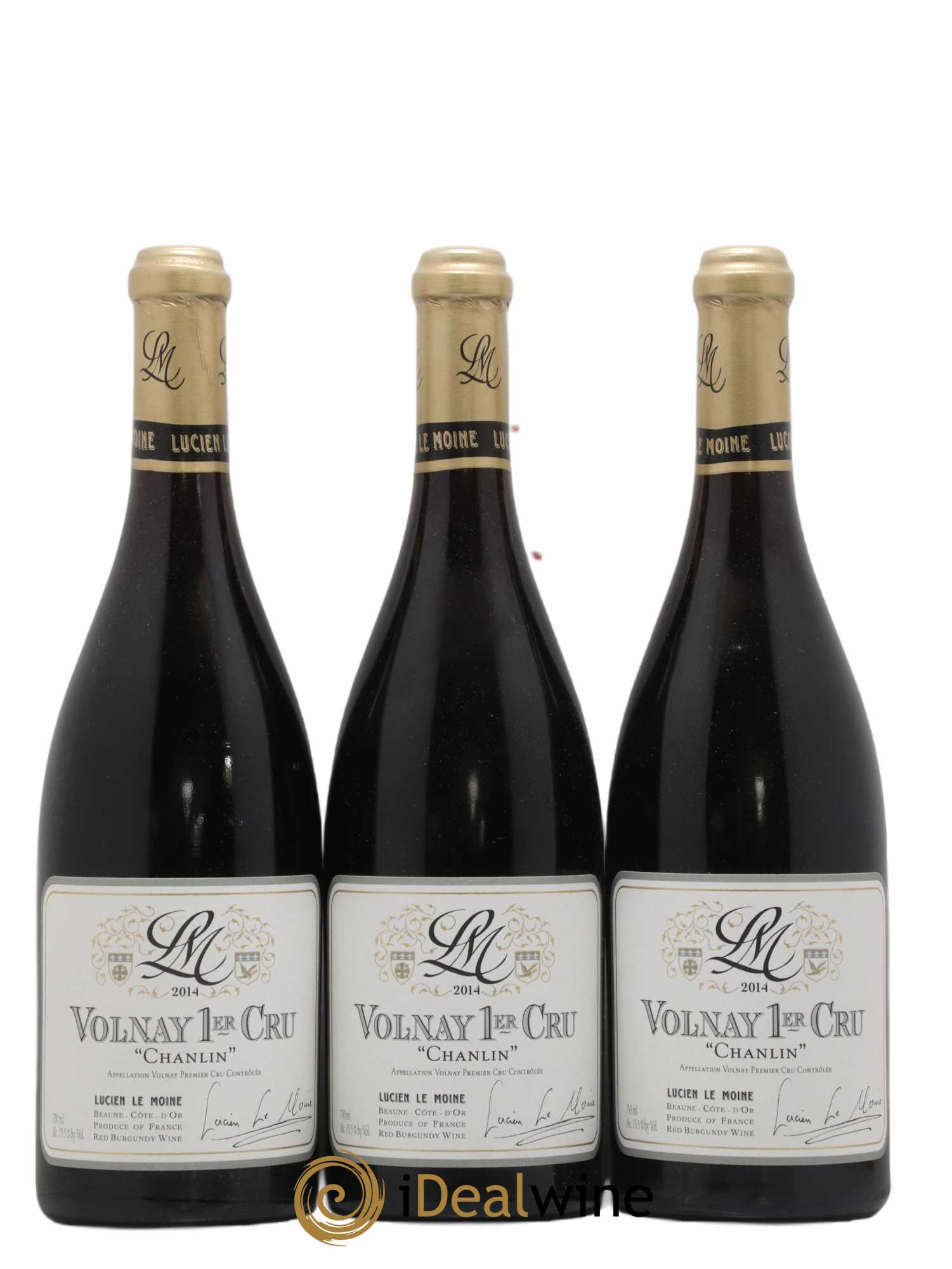 Volnay 1er Cru Chanlin Lucien Le Moine 2014 - Posten von 3 Flaschen - 0