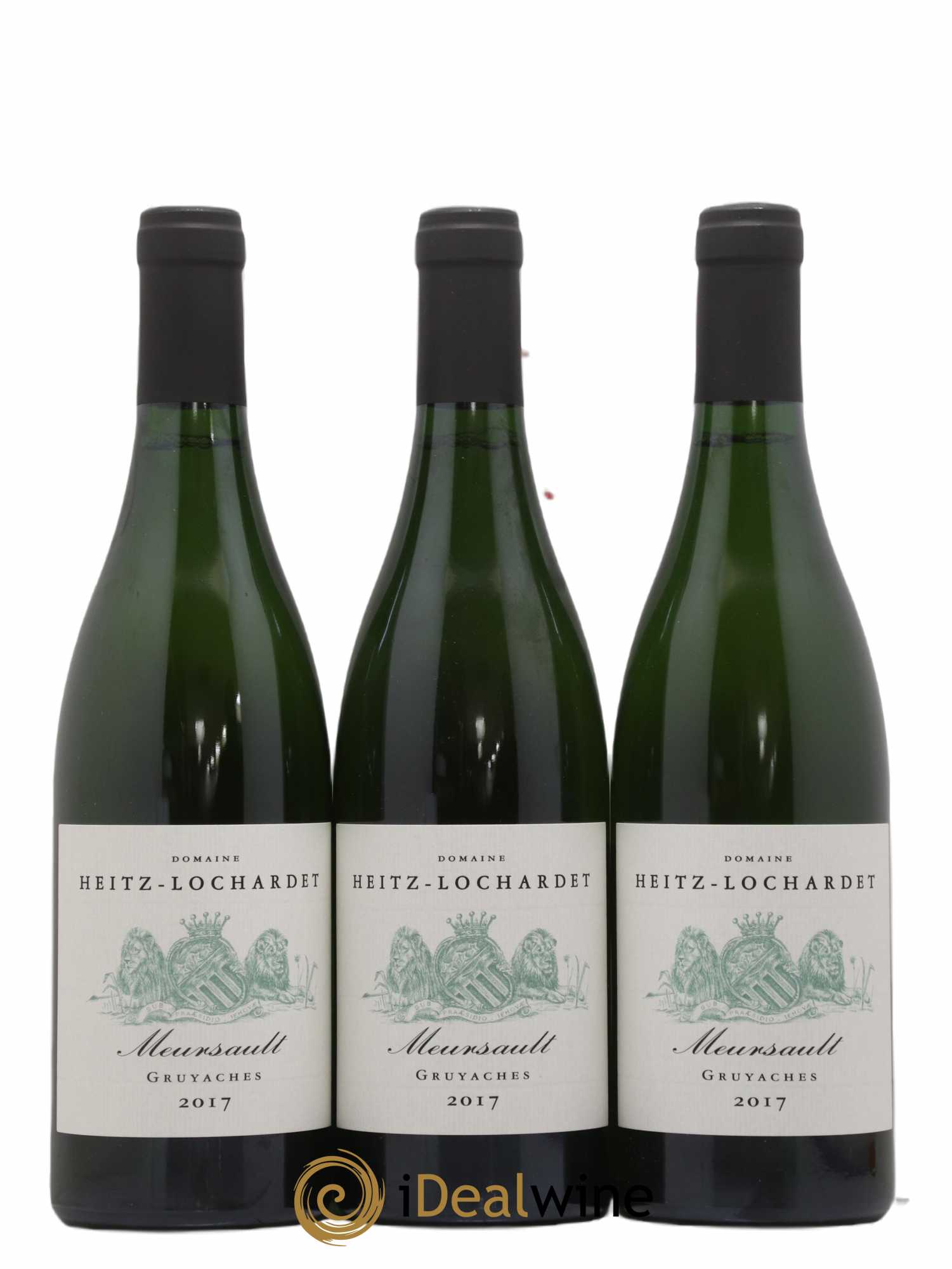 Meursault Gruyaches Armand Heitz 2017 - Lot de 3 bouteilles - 0