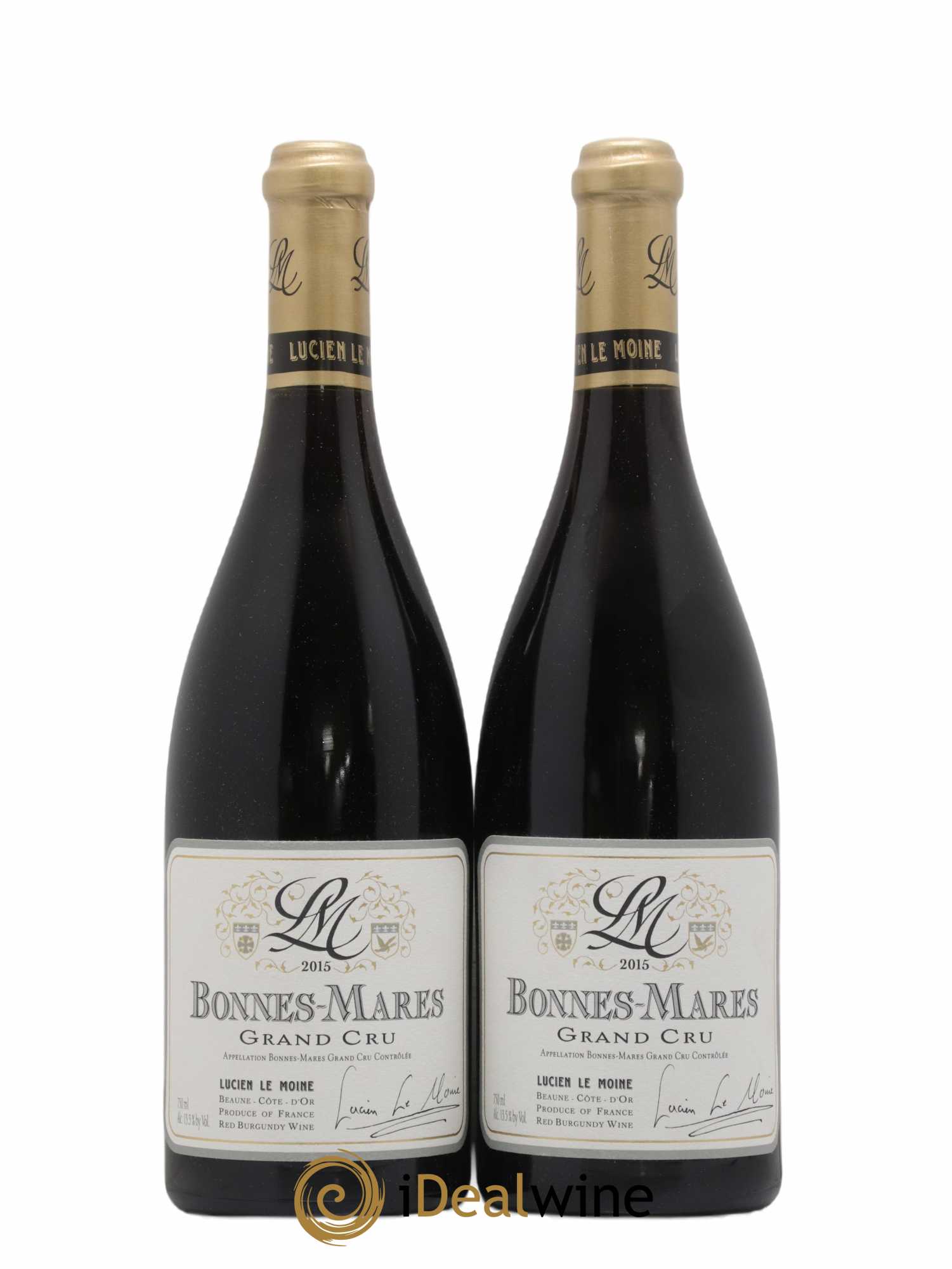 Bonnes-Mares Grand Cru Lucien Le Moine 2015 - Lot de 2 bouteilles - 0
