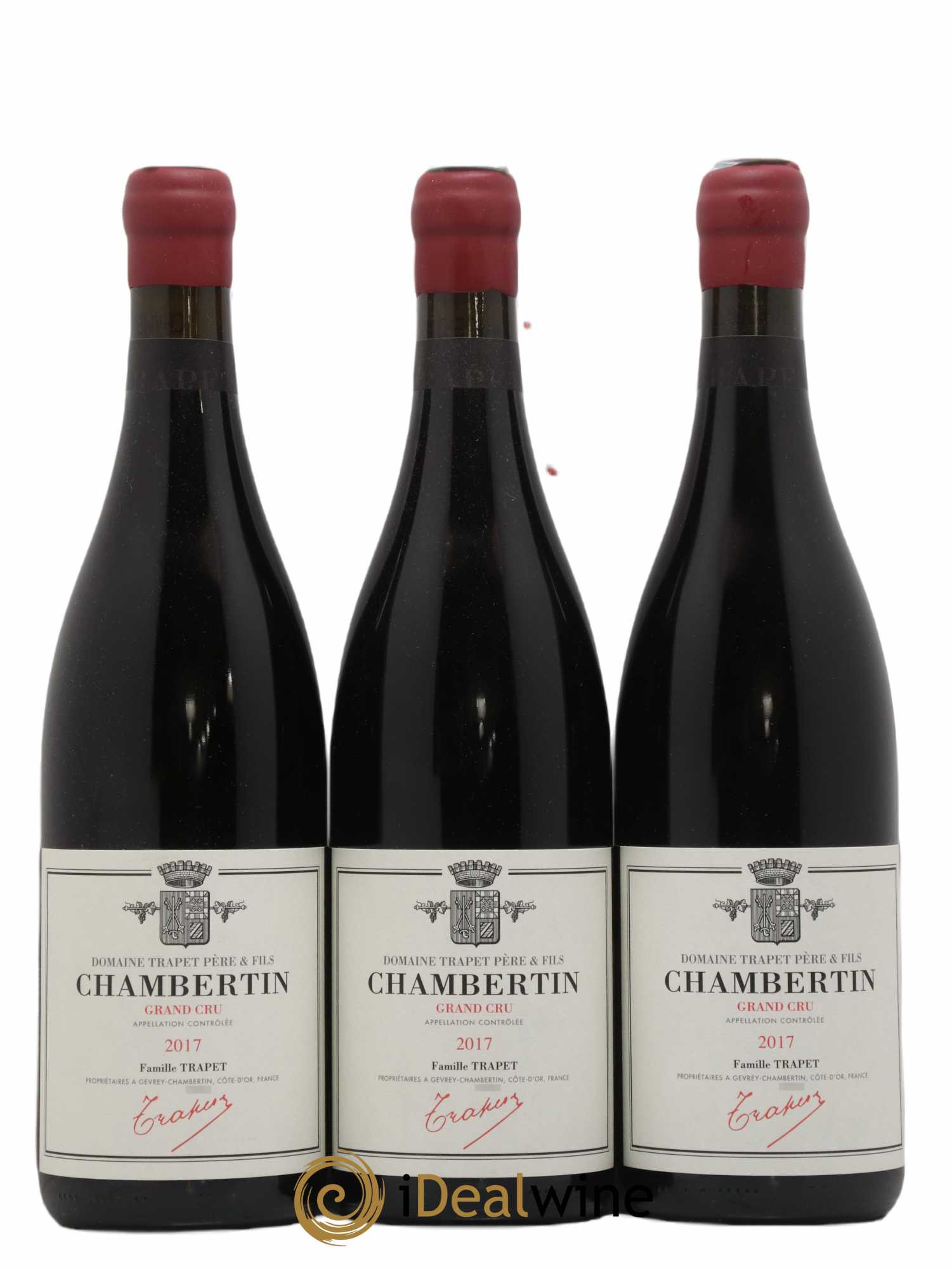 Chambertin Grand Cru Domaine Trapet 2017 - Lot de 3 bouteilles - 0