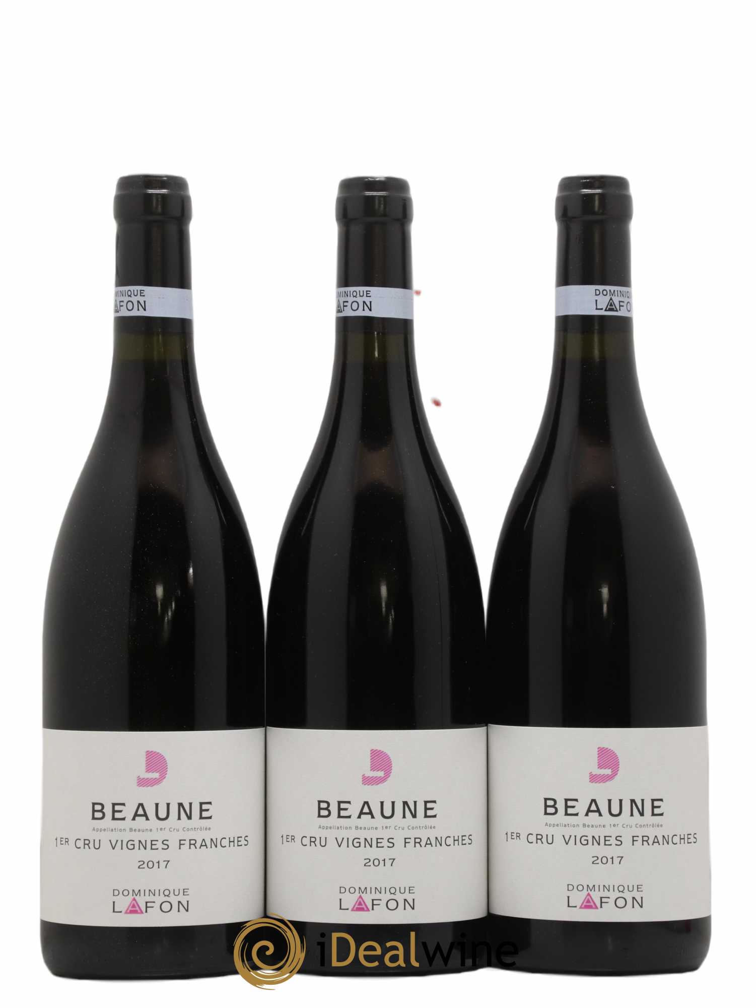 Beaune 1er Cru Vignes Franches Dominique Lafon 2017 - Lot of 3 bottles - 0