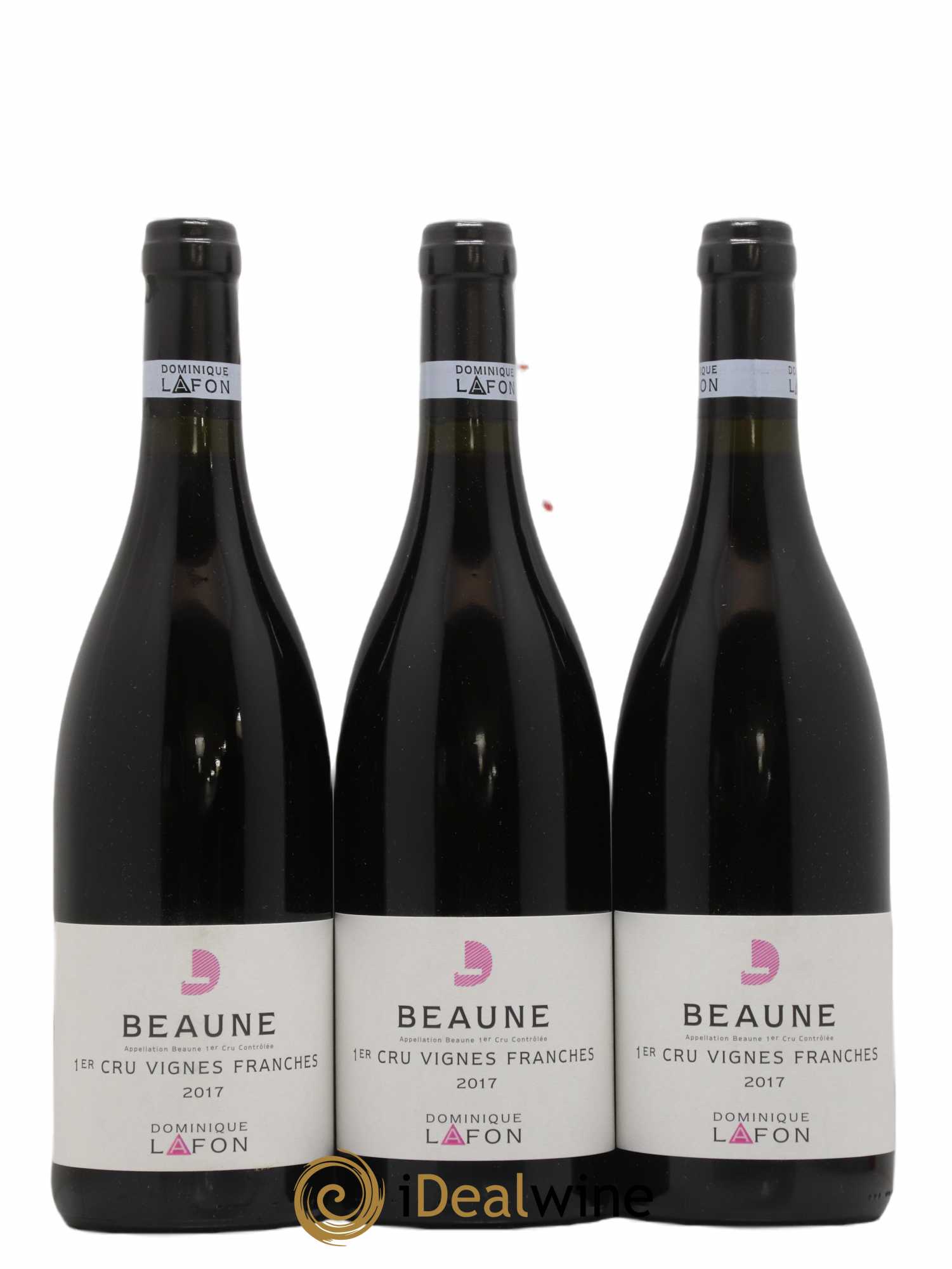 Beaune 1er Cru Vignes Franches Dominique Lafon 2017 - Lot of 3 bottles - 0