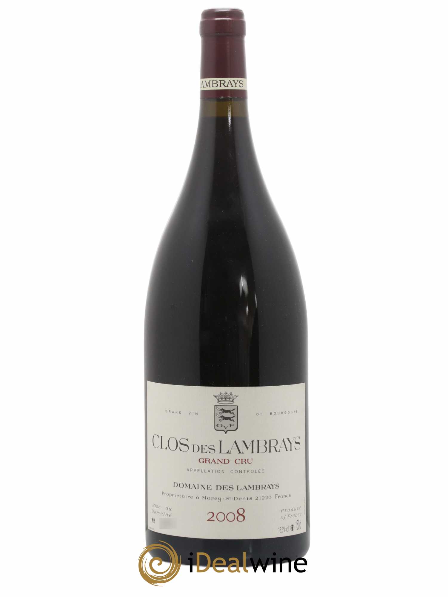 Clos des Lambrays Grand Cru Domaine des Lambrays 2008 - Lot de 1 magnum - 0
