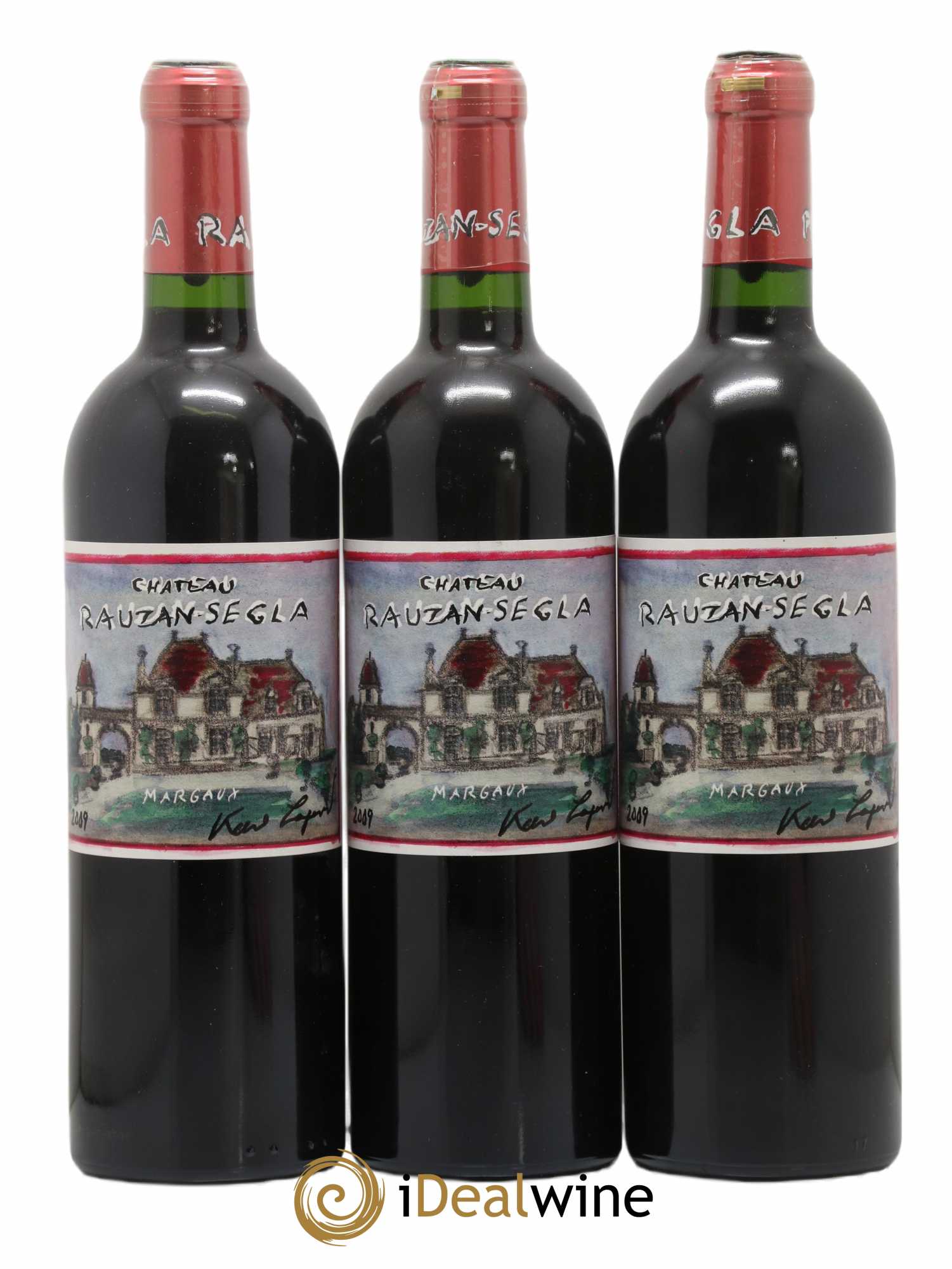 Château Rauzan Ségla Grand Cru Classé 2009 - Lot de 3 bouteilles - 0