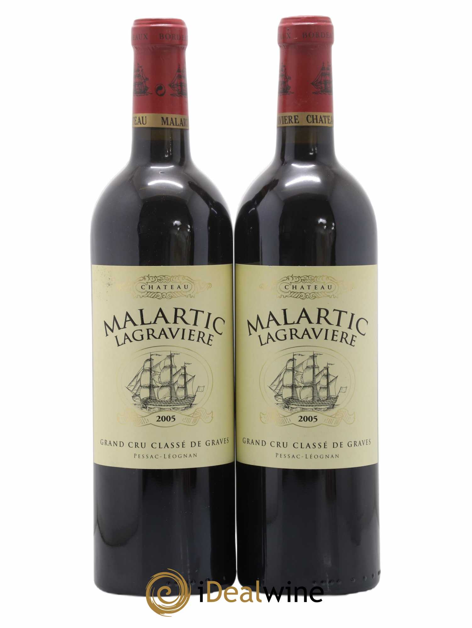 Château Malartic-Lagravière Cru Classé de Graves 2005 - Lot de 2 bouteilles - 0