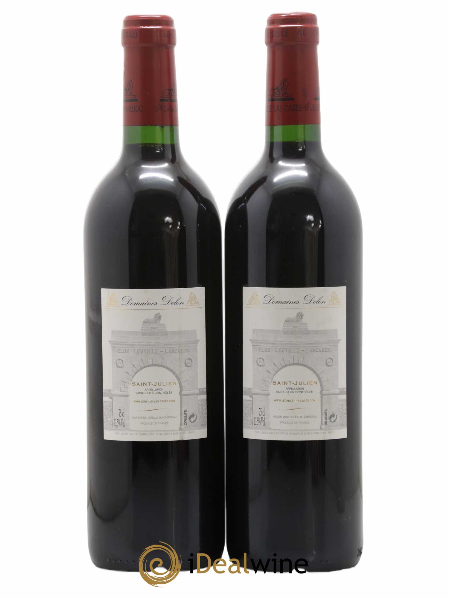 Château Léoville Las Cases 2ème Grand Cru Classé 2002 - Lot de 2 bouteilles - 1