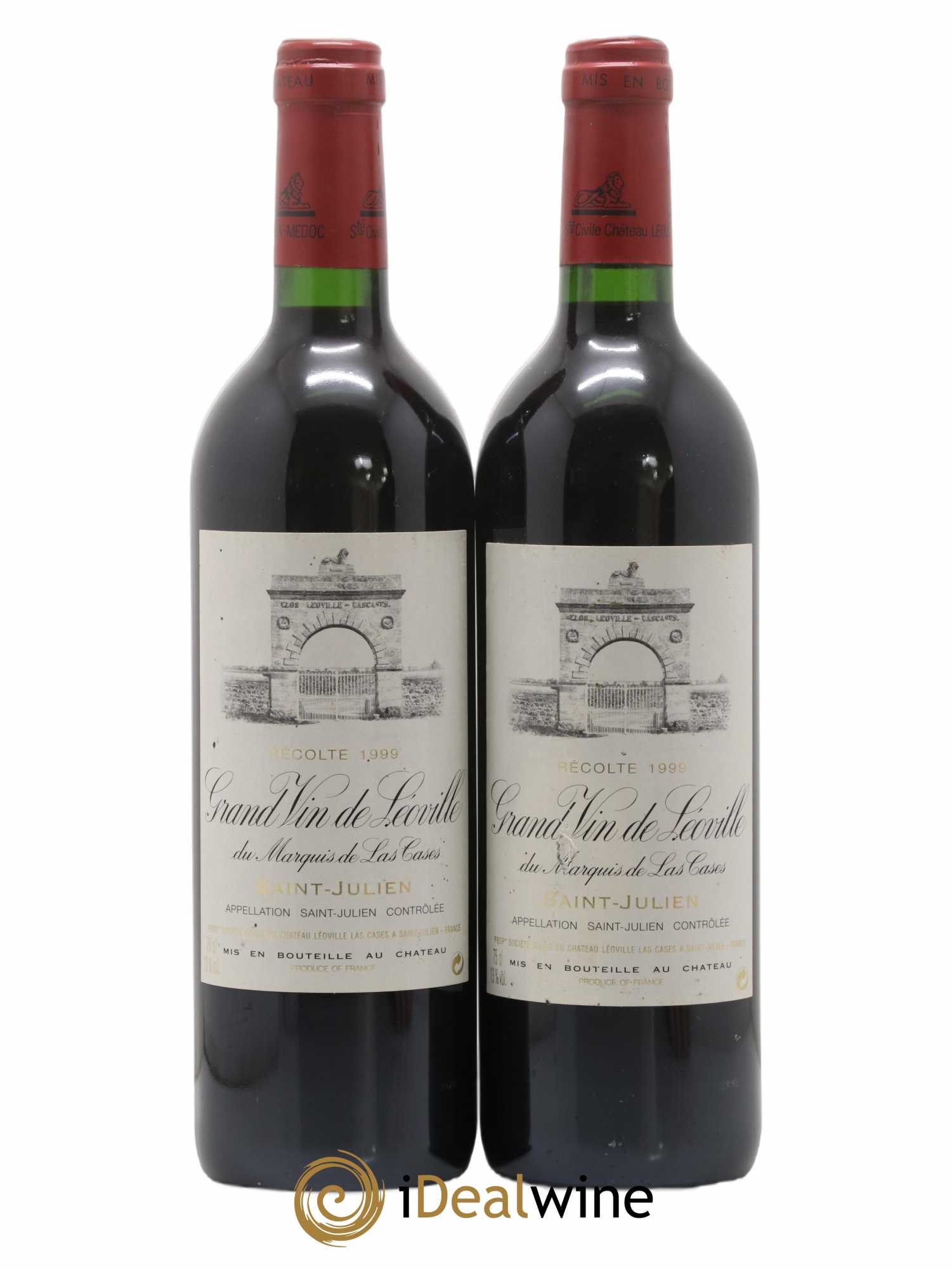 Château Léoville Las Cases 2ème Grand Cru Classé 1999 - Lot de 2 bouteilles - 0