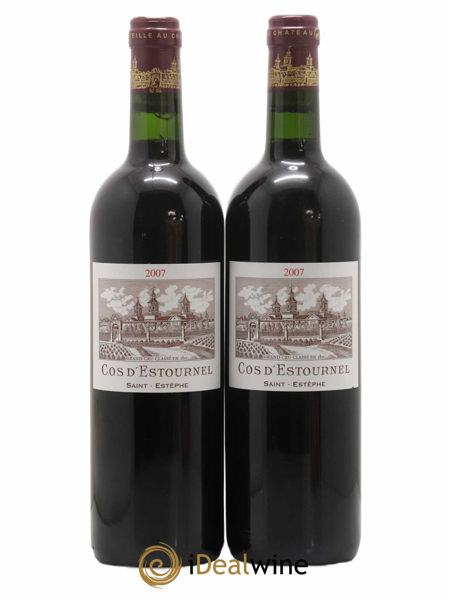 Cos d'Estournel 2ème Grand Cru Classé 2007 - Lot de 2 bouteilles - 0