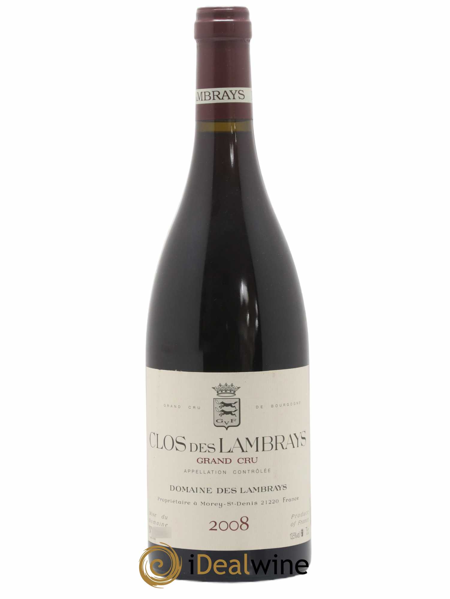 Clos des Lambrays Grand Cru Domaine des Lambrays 2008 - Lot de 1 bouteille - 0