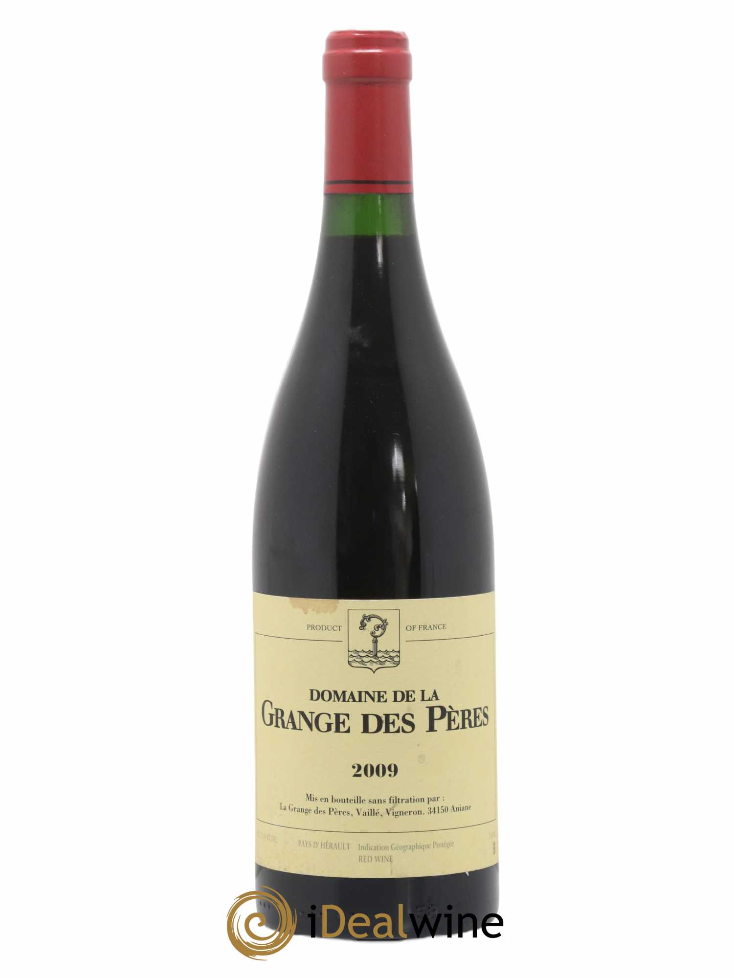 Pays d'Hérault Grange des Pères Laurent Vaillé 2009 - Lot de 1 bouteille - 0