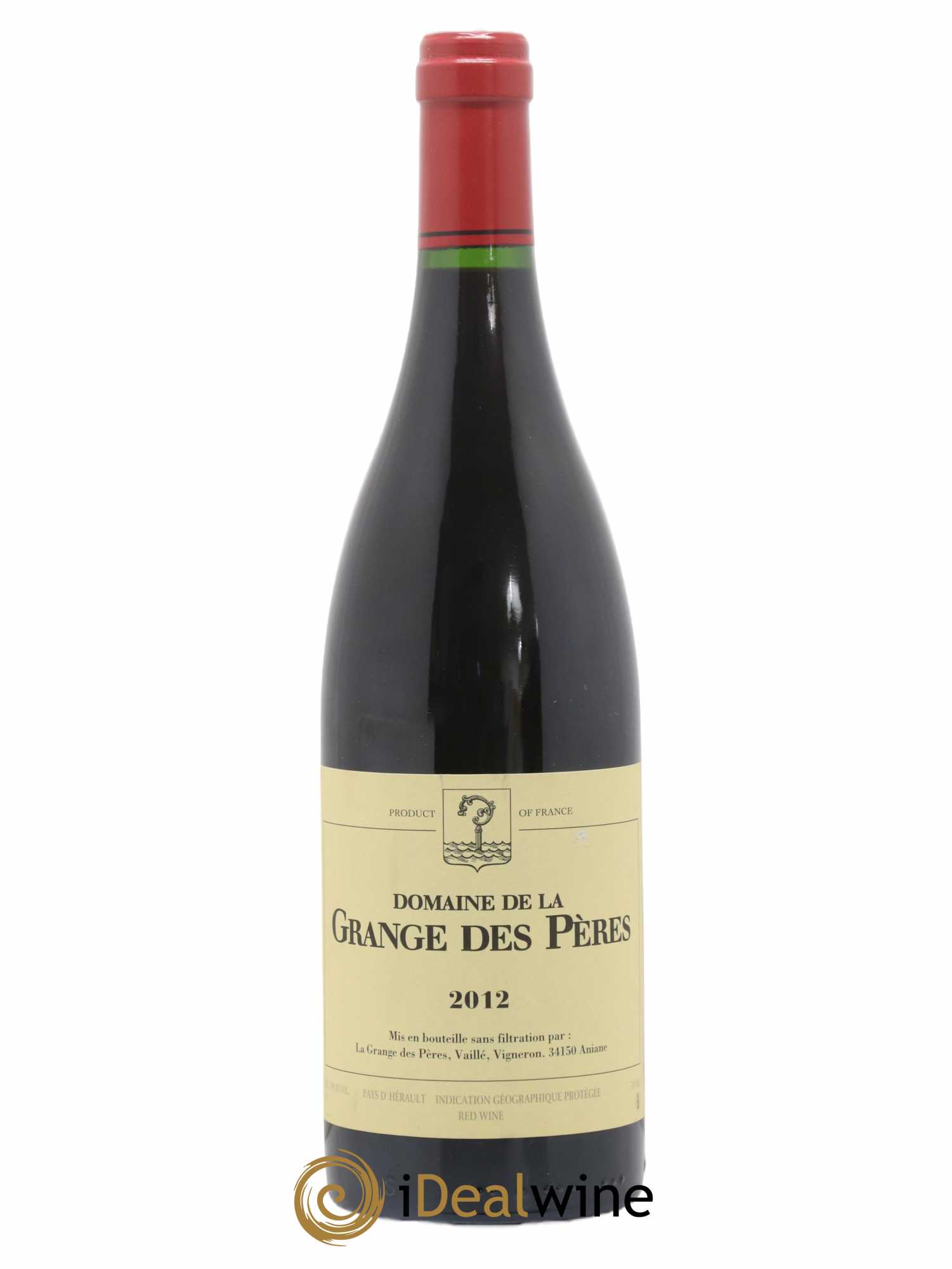 Pays d'Hérault Grange des Pères Laurent Vaillé 2012 - Lot de 1 bouteille - 0