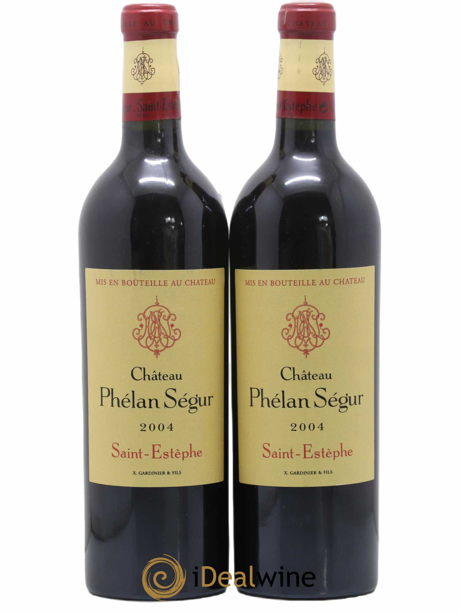 Château Phélan Ségur 2004 - Lot de 2 bouteilles - 0