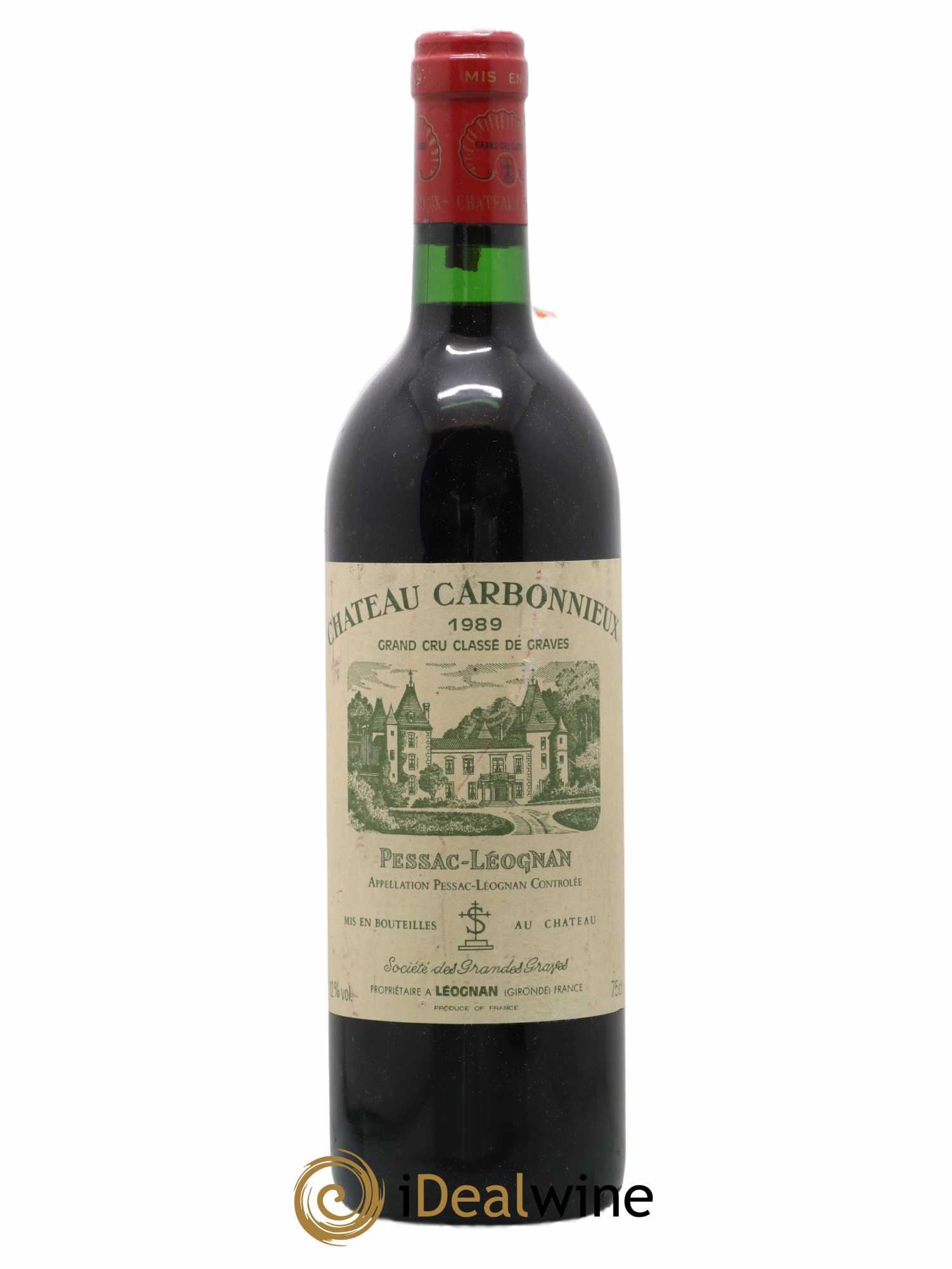 Château Carbonnieux Cru Classé de Graves 1989 - Lot de 1 bouteille - 0