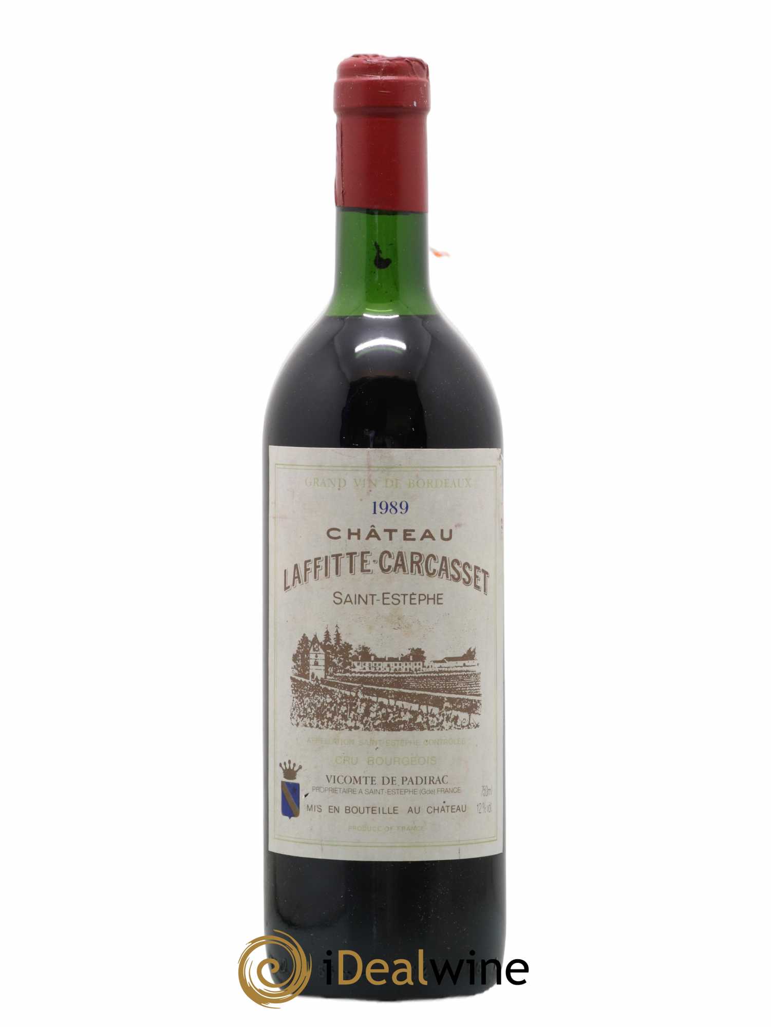 Château Laffitte Carcasset Cru Bourgeois 1989 - Lot de 1 bouteille - 0