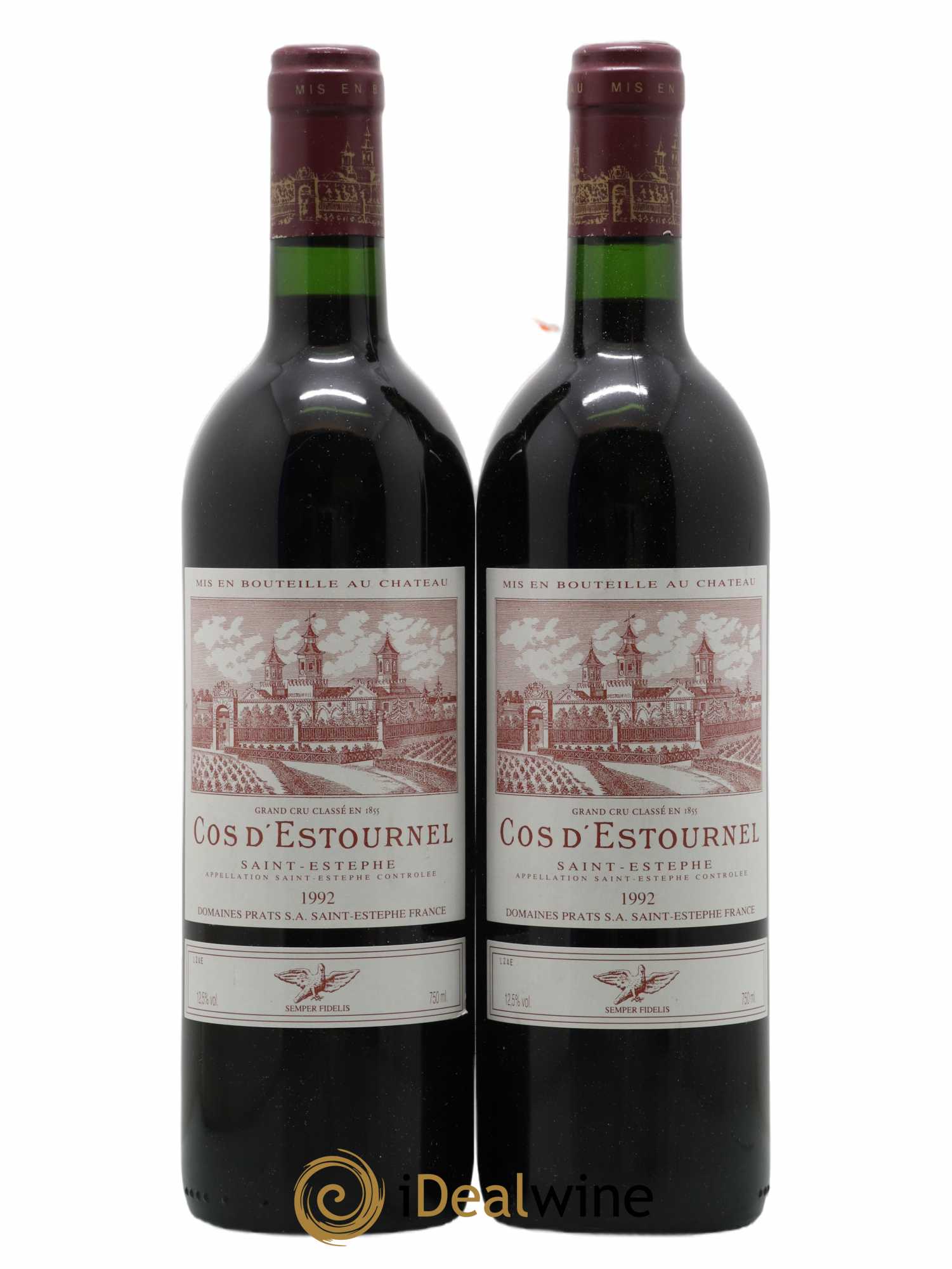 Cos d'Estournel 2ème Grand Cru Classé 1992 - Lot de 2 bouteilles - 0