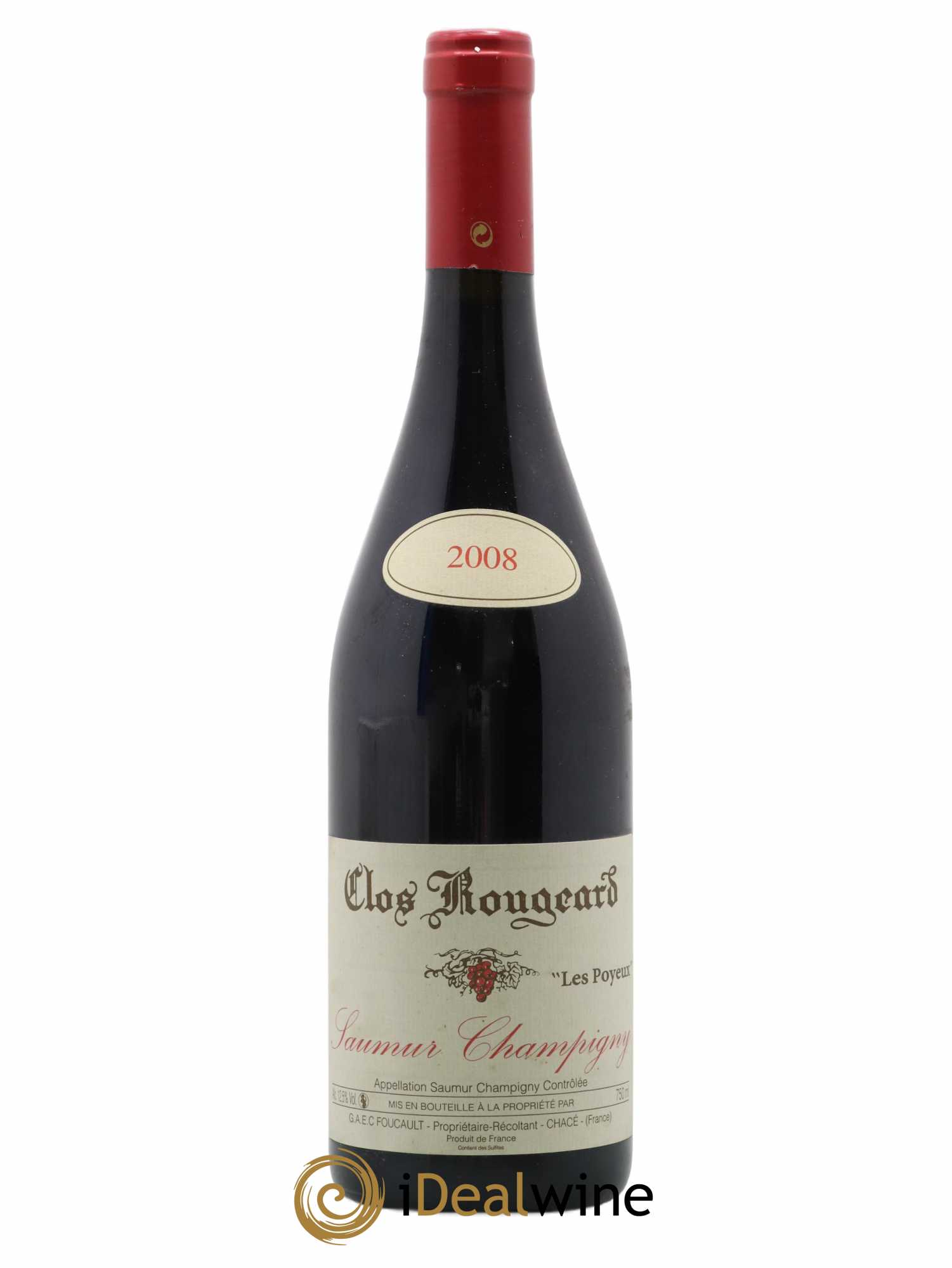 Saumur-Champigny Les Poyeux Clos Rougeard 2008 - Lot de 1 bouteille - 0
