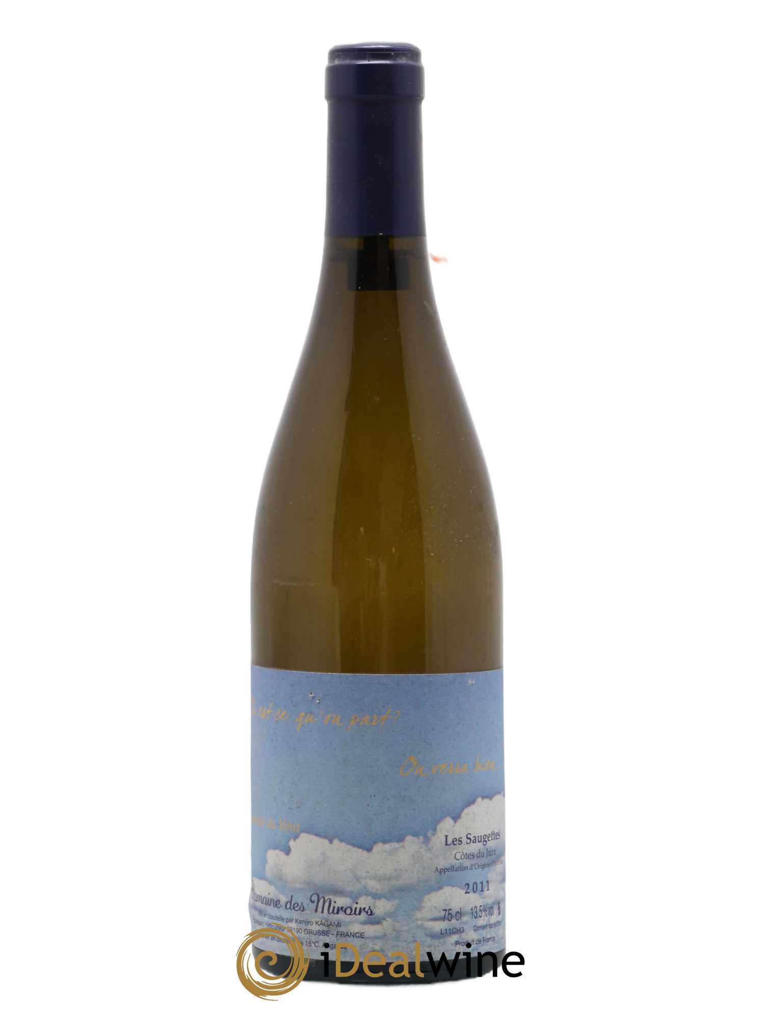 Côtes du Jura Où est-ce qu'on part On verra bien Kenjiro Kagami - Domaine des Miroirs 2011 - Lot de 1 bouteille - 0