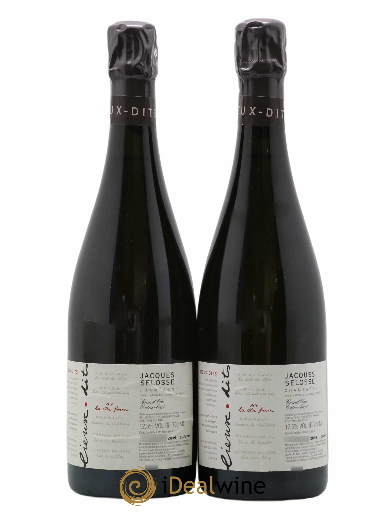 La Côte Faron Blanc de Noirs Grand Cru Extra-Brut Jacques Selosse - Lot de 2 bouteilles - 0