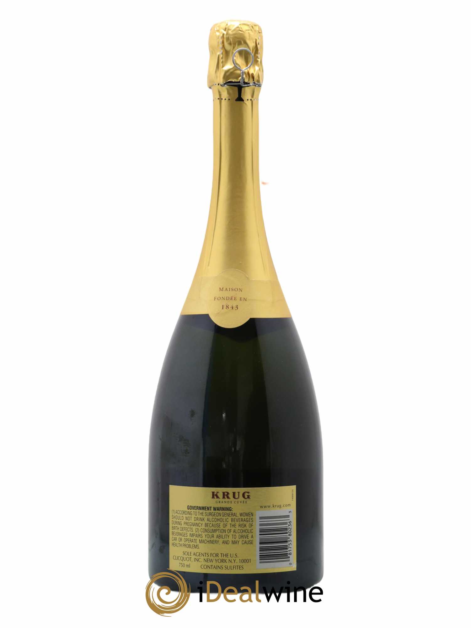 Grande Cuvée Brut Krug - Lot de 1 bouteille - 1