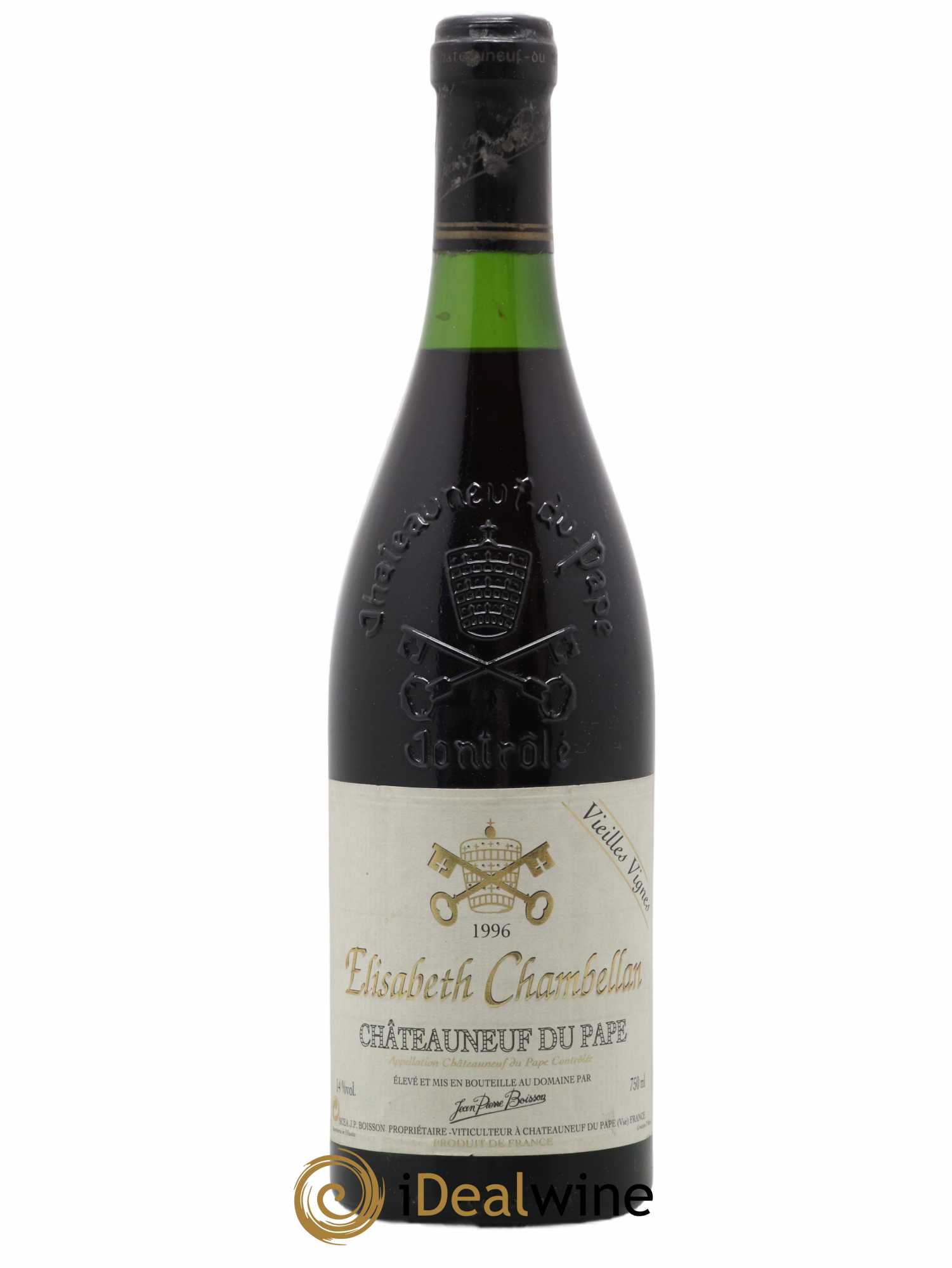 Châteauneuf-du-Pape Cuvée Vieilles Vignes Elisabeth Chambellan (sans prix de réserve) (sans prix de réserve) 1996 - Posten von 1 Flasche - 0
