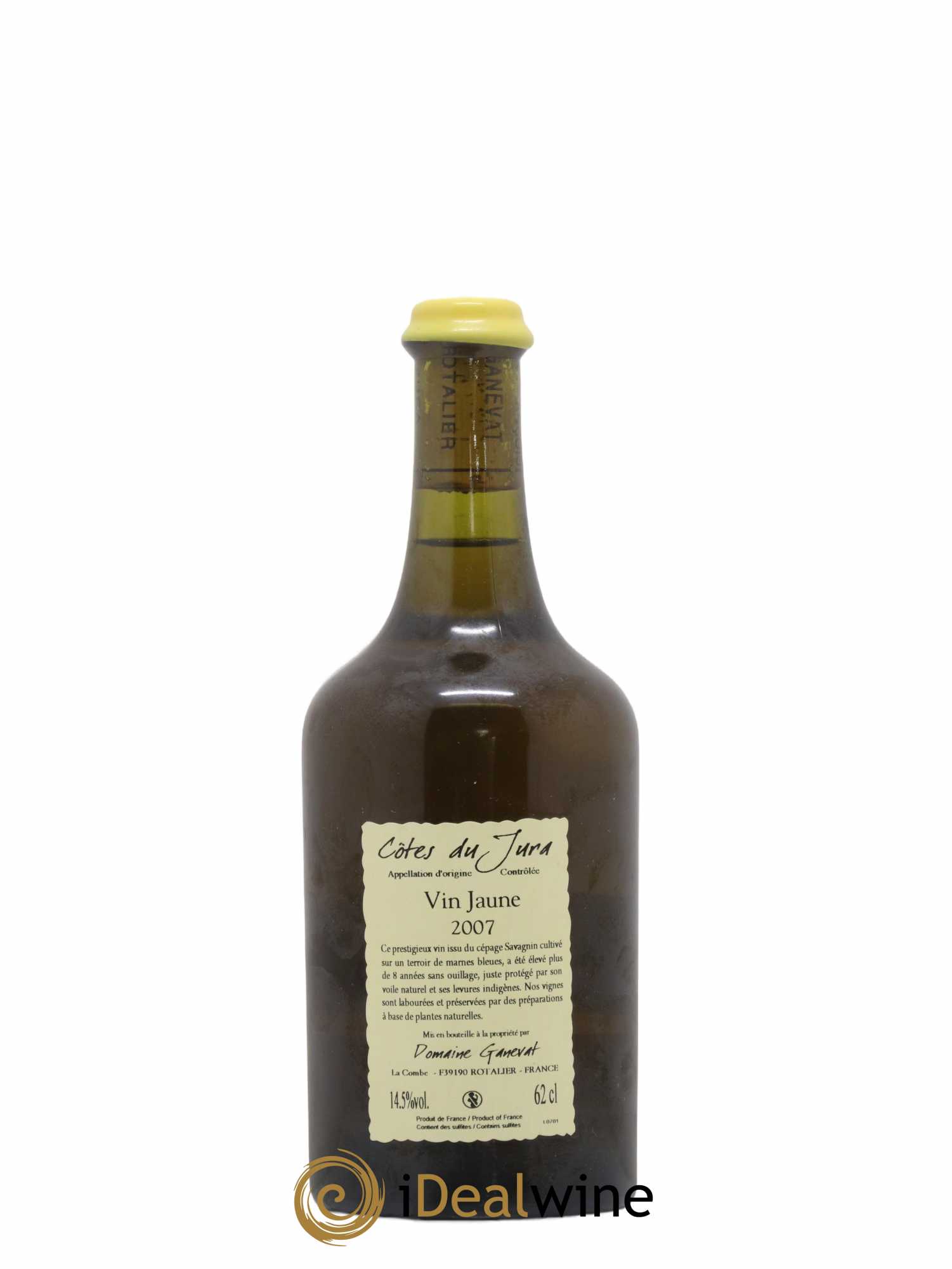 Arbois Vin Jaune Anne et Jean François Ganevat 2007 - Lot de 1 bouteille - 1