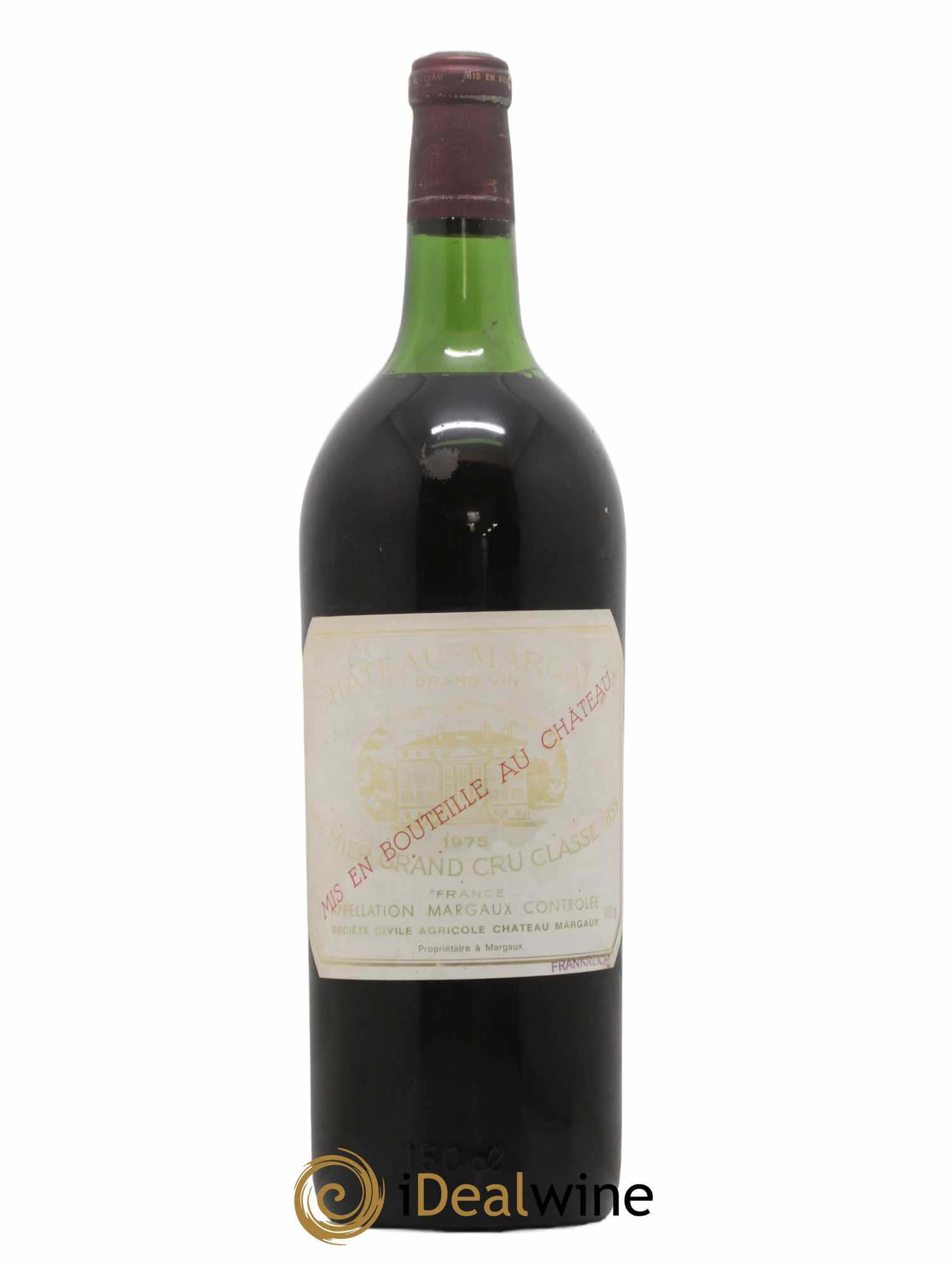 Château Margaux 1er Grand Cru Classé 1975 - Lot de 1 magnum - 0
