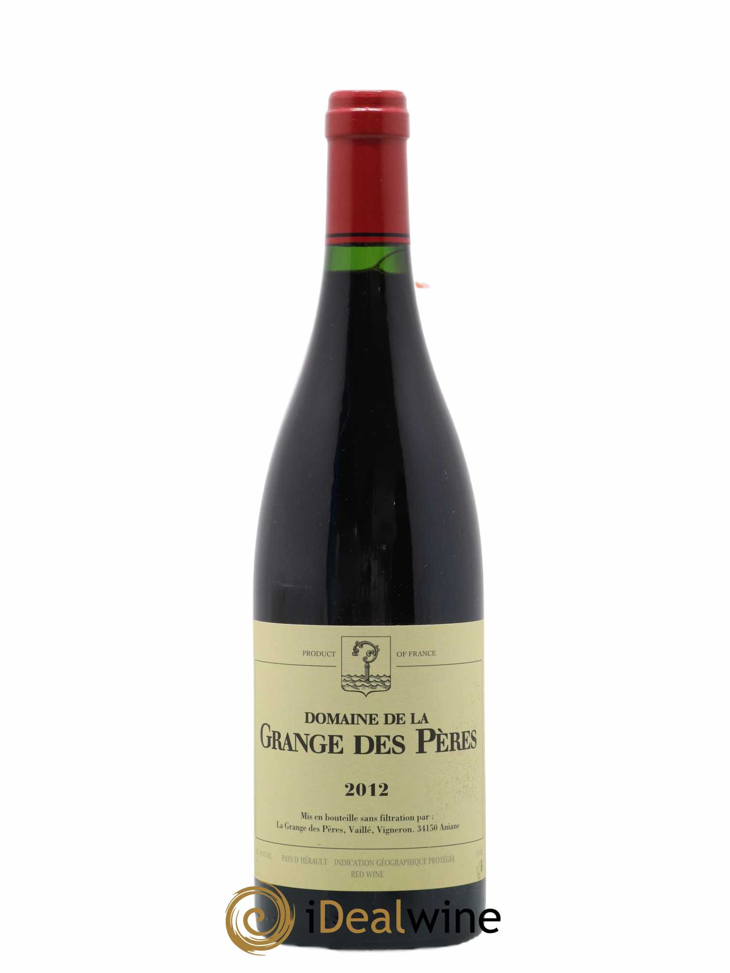 IGP Pays d'Hérault Grange des Pères Laurent Vaillé (no reserve) 2012 - Lot of 1 bottle - 0