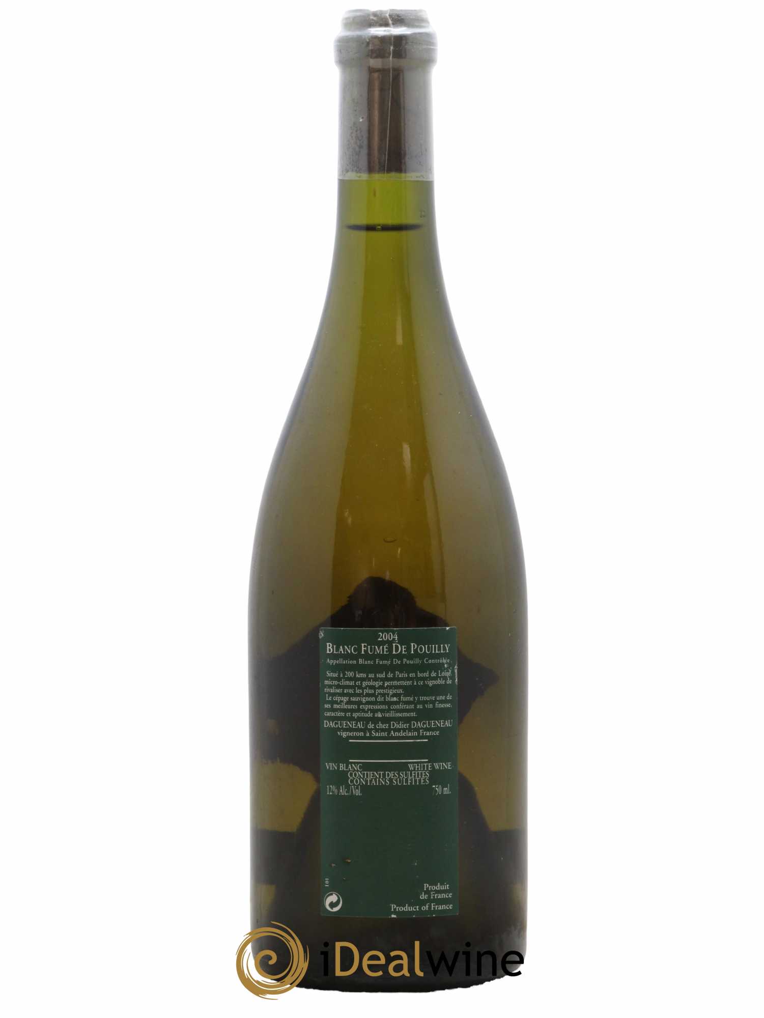 Vin de France (anciennement Pouilly-Fumé) Silex Dagueneau (Domaine Didier - Louis-Benjamin) 2004 - Lot de 1 bouteille - 1