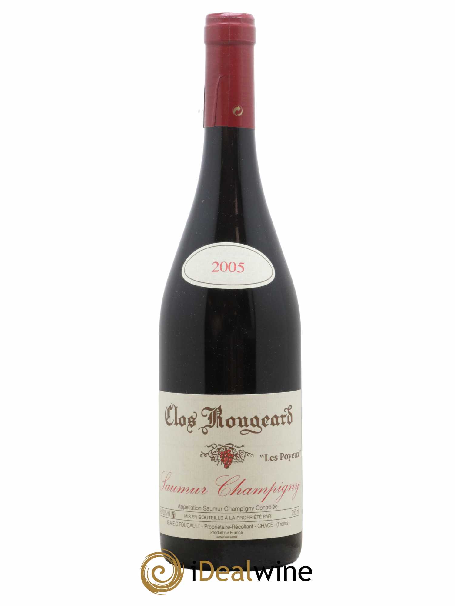 Saumur-Champigny Les Poyeux Clos Rougeard 2005 - Lot de 1 bouteille - 0