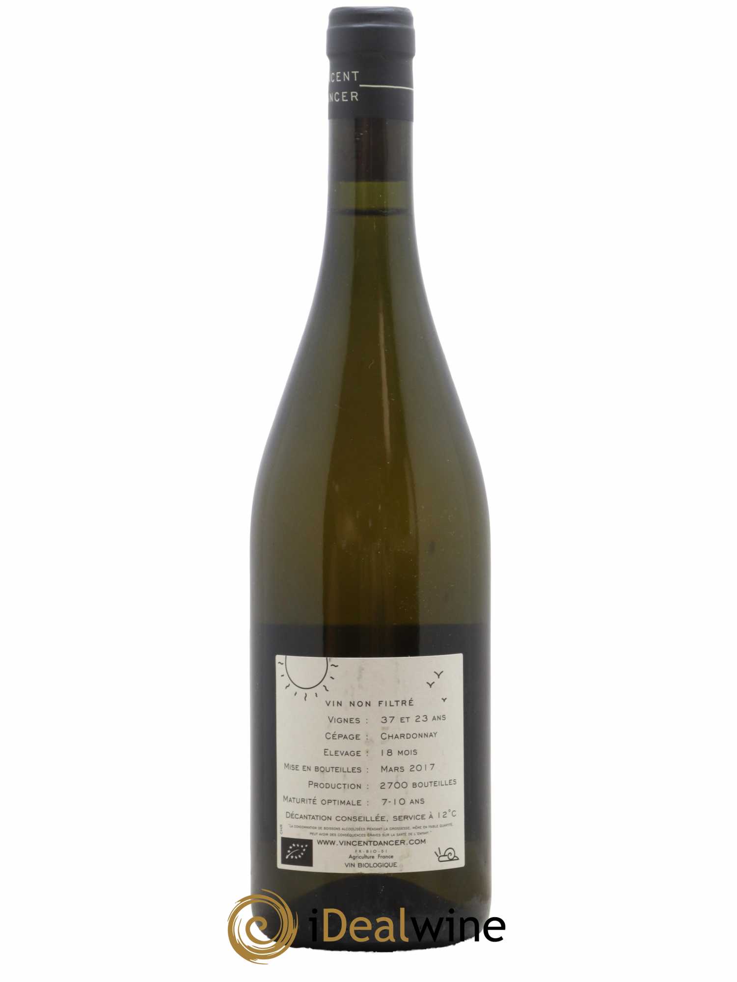 Chassagne-Montrachet 1er Cru La Romanée Vincent Dancer 2015 - Lot de 1 bouteille - 1