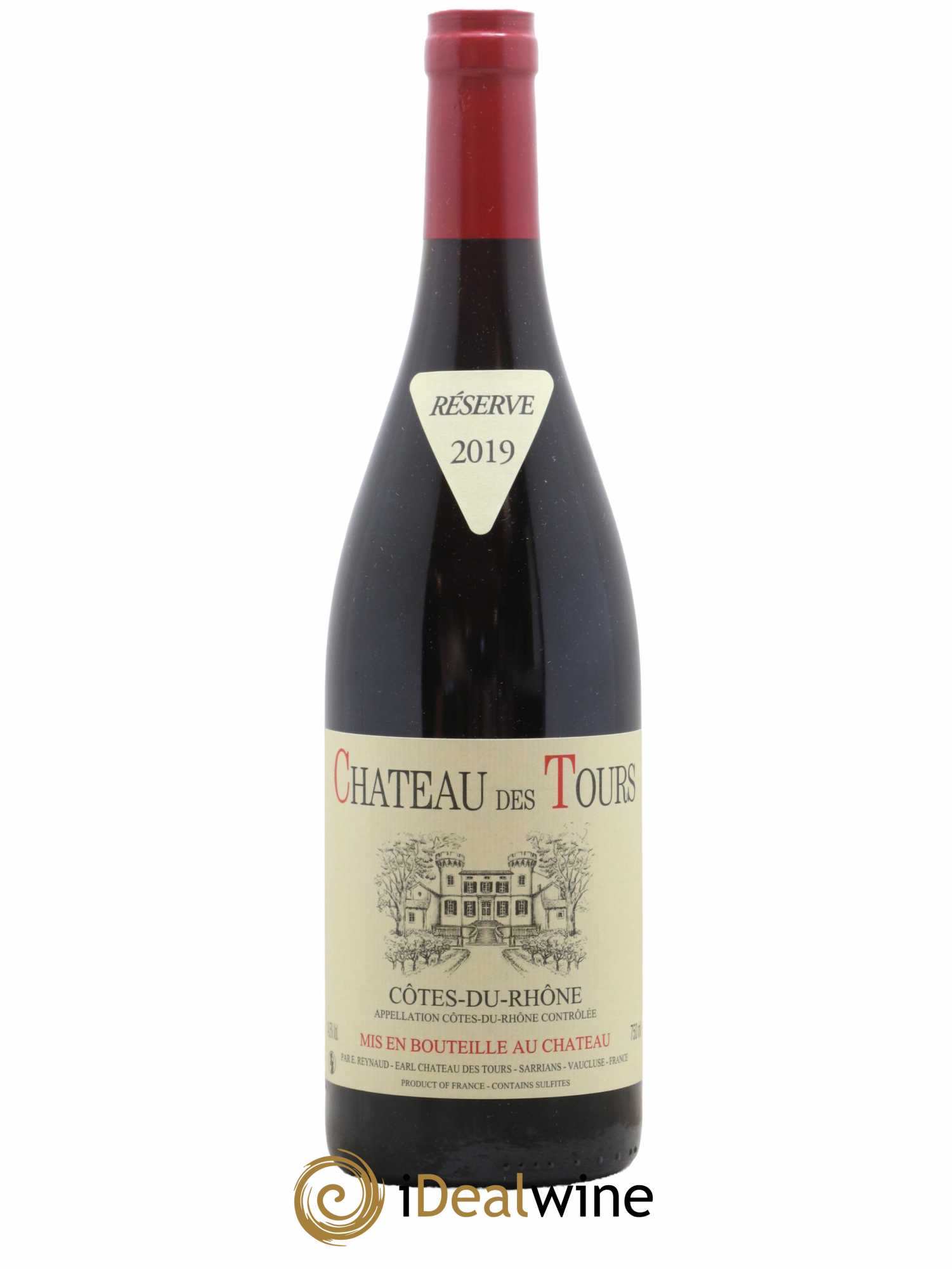 Côtes-du-Rhône Château des Tours Emmanuel Reynaud 2019 - Lot de 1 bouteille - 0