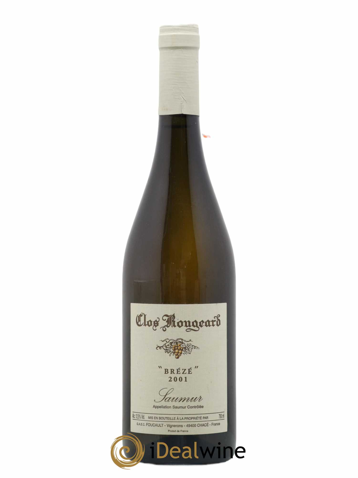 Saumur Brézé Clos Rougeard 2001 - Lot de 1 bouteille - 0