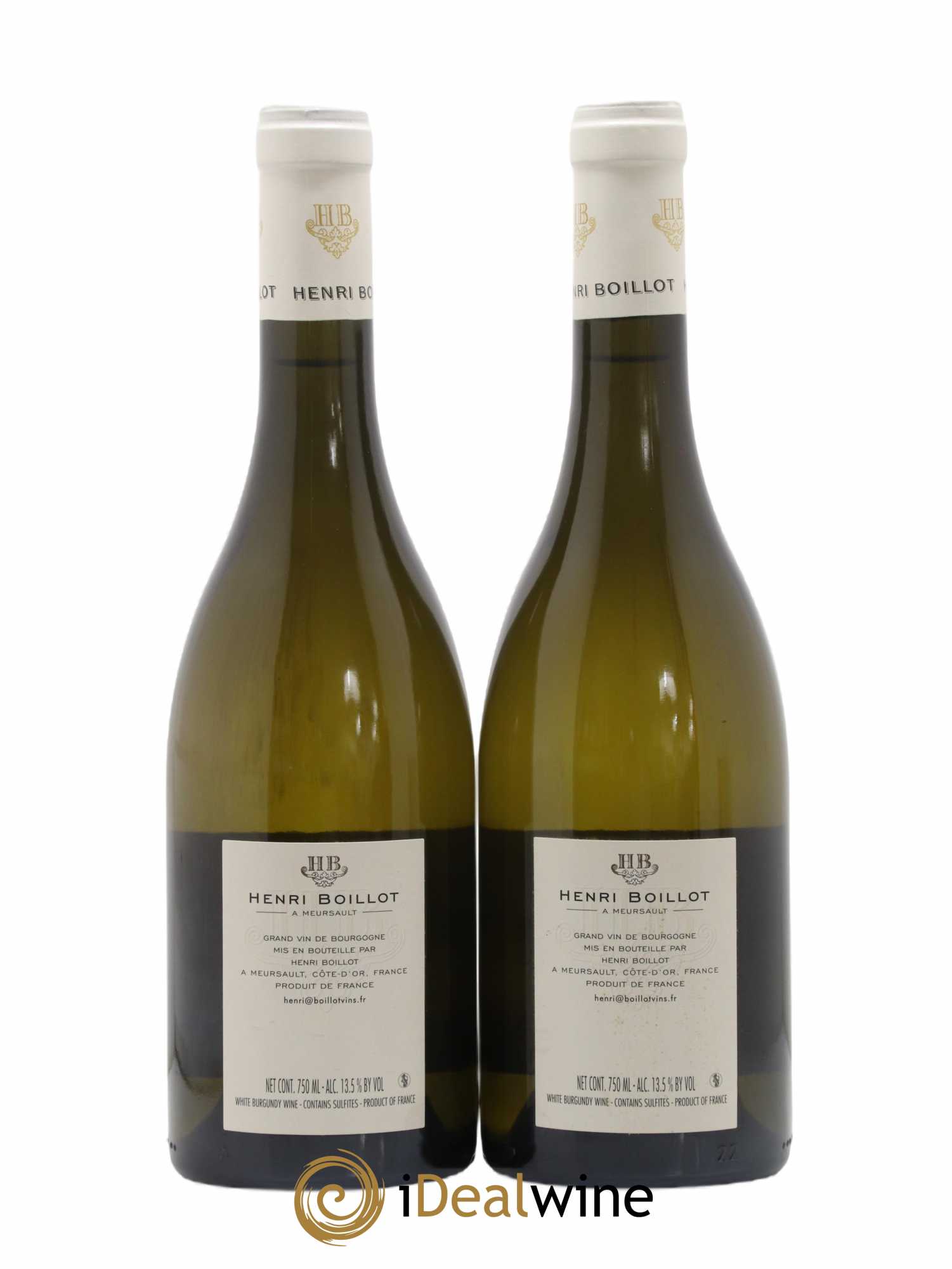 Meursault 1er Cru Les Genevrières Henri Boillot (Domaine) 2013 - Lot de 2 bouteilles - 1