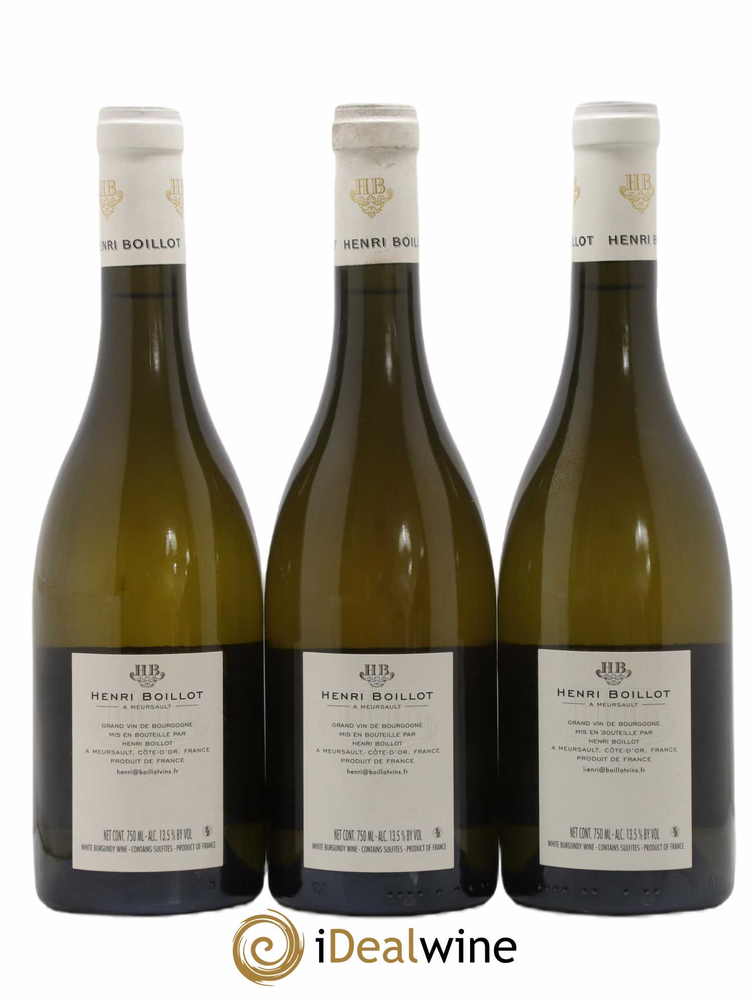 Meursault 1er Cru Les Genevrières Henri Boillot (Domaine) 2013 - Lot de 3 bouteilles - 1