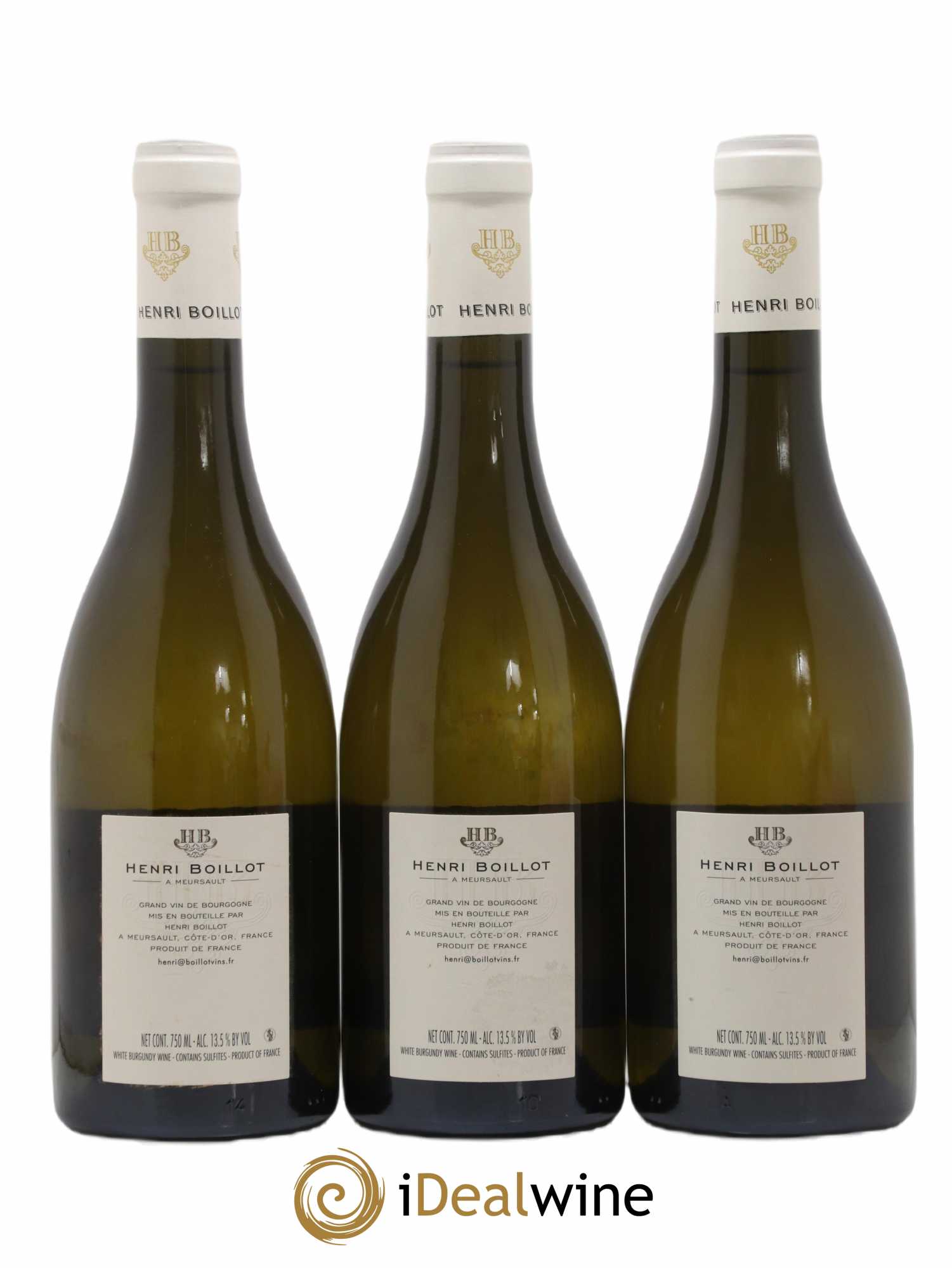 Meursault 1er Cru Les Genevrières Henri Boillot (Domaine) 2013 - Lot de 3 bouteilles - 1