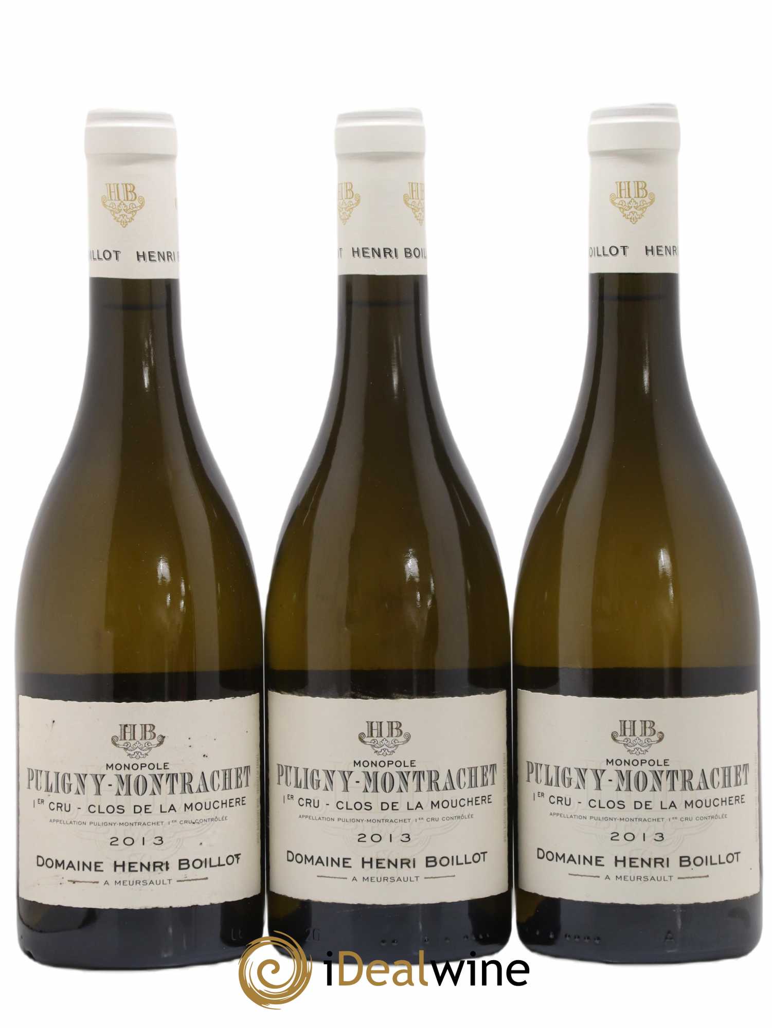 Puligny-Montrachet 1er Cru Clos de la Mouchère Henri Boillot (Domaine) 2013 - Lot de 3 bouteilles - 0