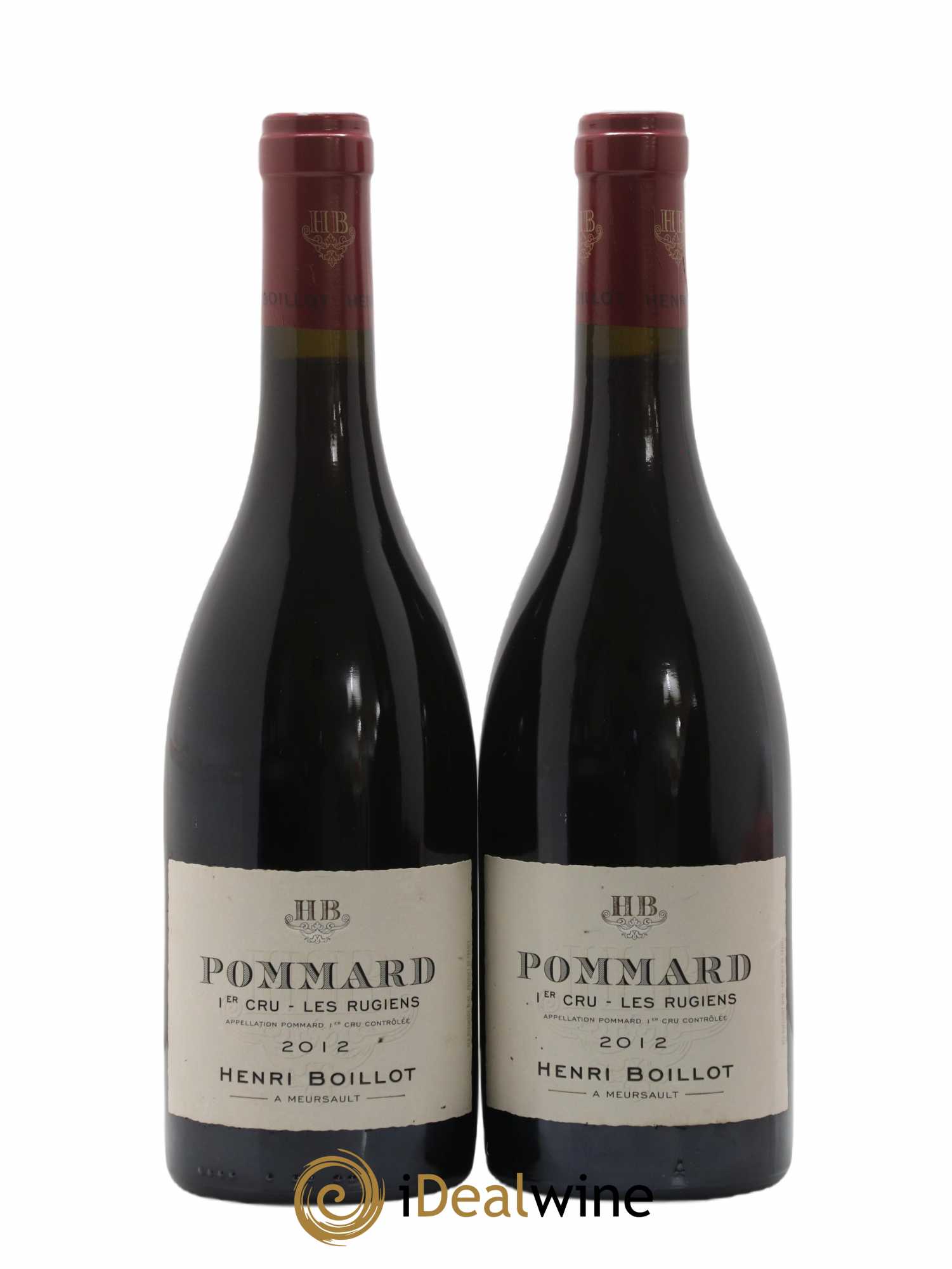 Pommard 1er Cru Les Rugiens Henri Boillot (Domaine) 2012 - Lot of 2 bottles - 0