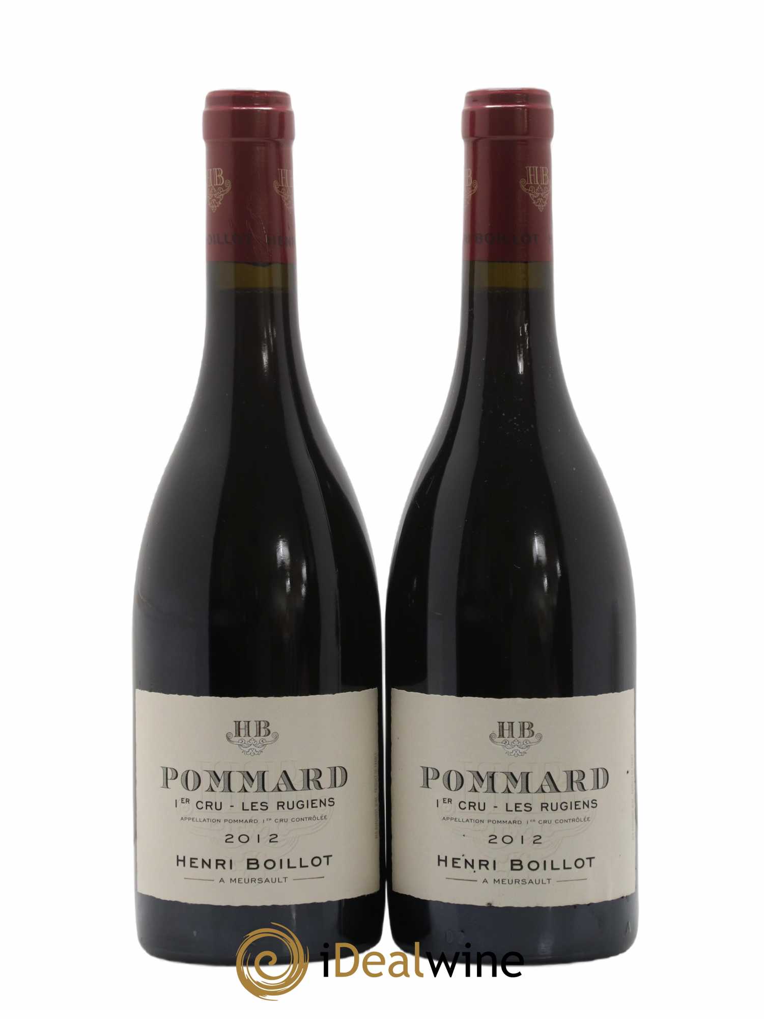 Pommard 1er Cru Les Rugiens Henri Boillot (Domaine) 2012 - Lot de 2 bouteilles - 0