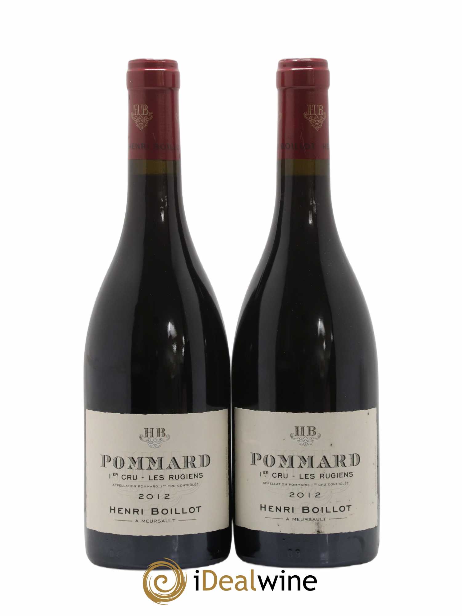 Pommard 1er Cru Les Rugiens Henri Boillot (Domaine) 2012 - Lot de 2 bouteilles - 0