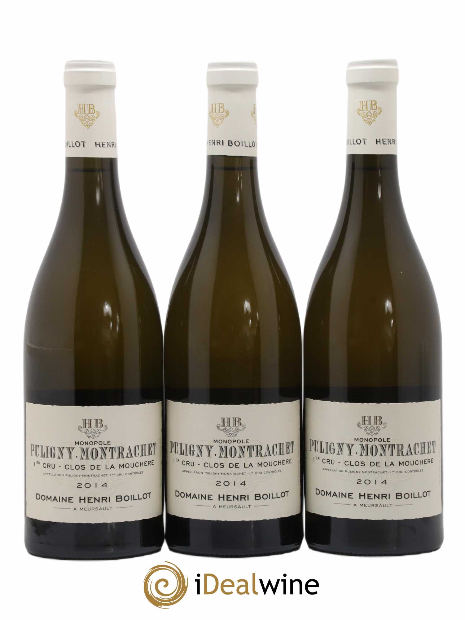 Puligny-Montrachet 1er Cru Clos de la Mouchère Henri Boillot (Domaine) 2014 - Lot de 3 bouteilles - 0
