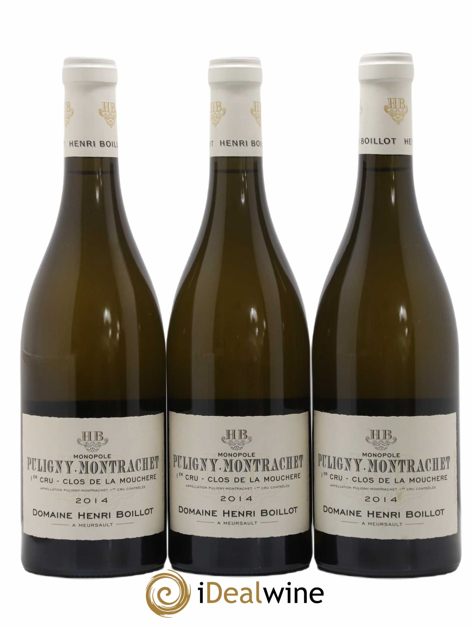 Puligny-Montrachet 1er Cru Clos de la Mouchère Henri Boillot (Domaine) 2014 - Lot de 3 bouteilles - 0