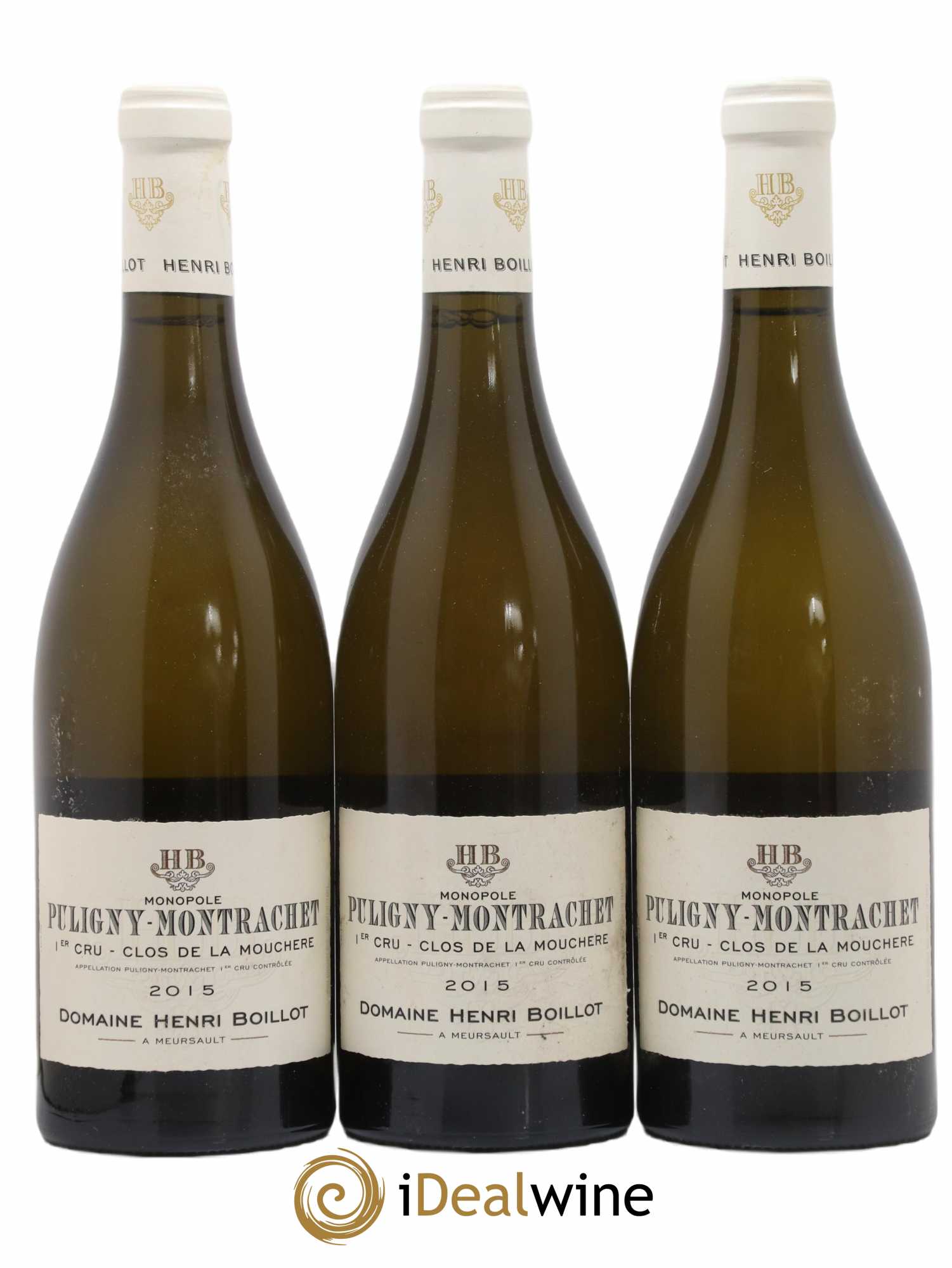 Puligny-Montrachet 1er Cru Clos de la Mouchère Henri Boillot (Domaine) 2015 - Lot de 3 bouteilles - 0