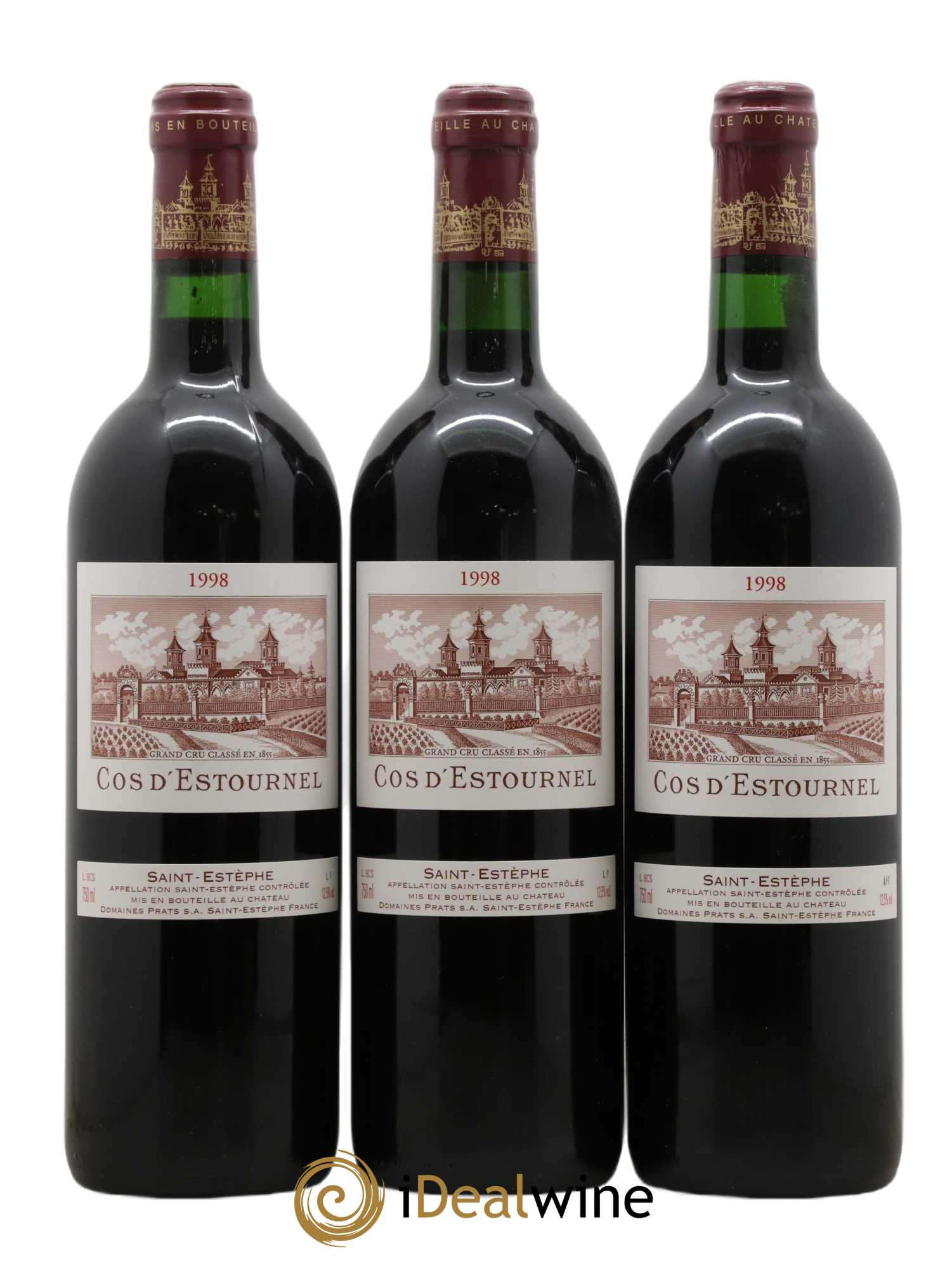 Cos d'Estournel 2ème Grand Cru Classé 1998 - Lot de 12 bouteilles - 2