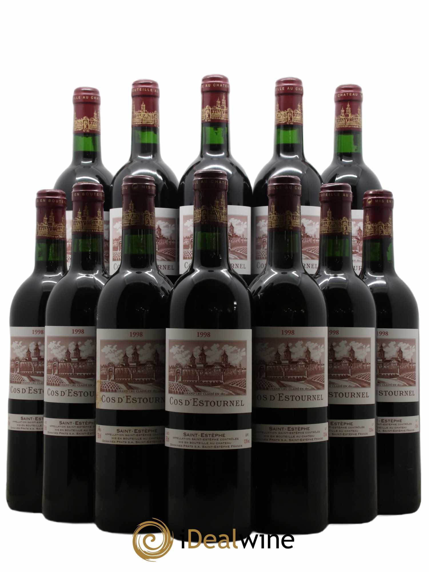 Cos d'Estournel 2ème Grand Cru Classé 1998 - Lot de 12 bouteilles - 0
