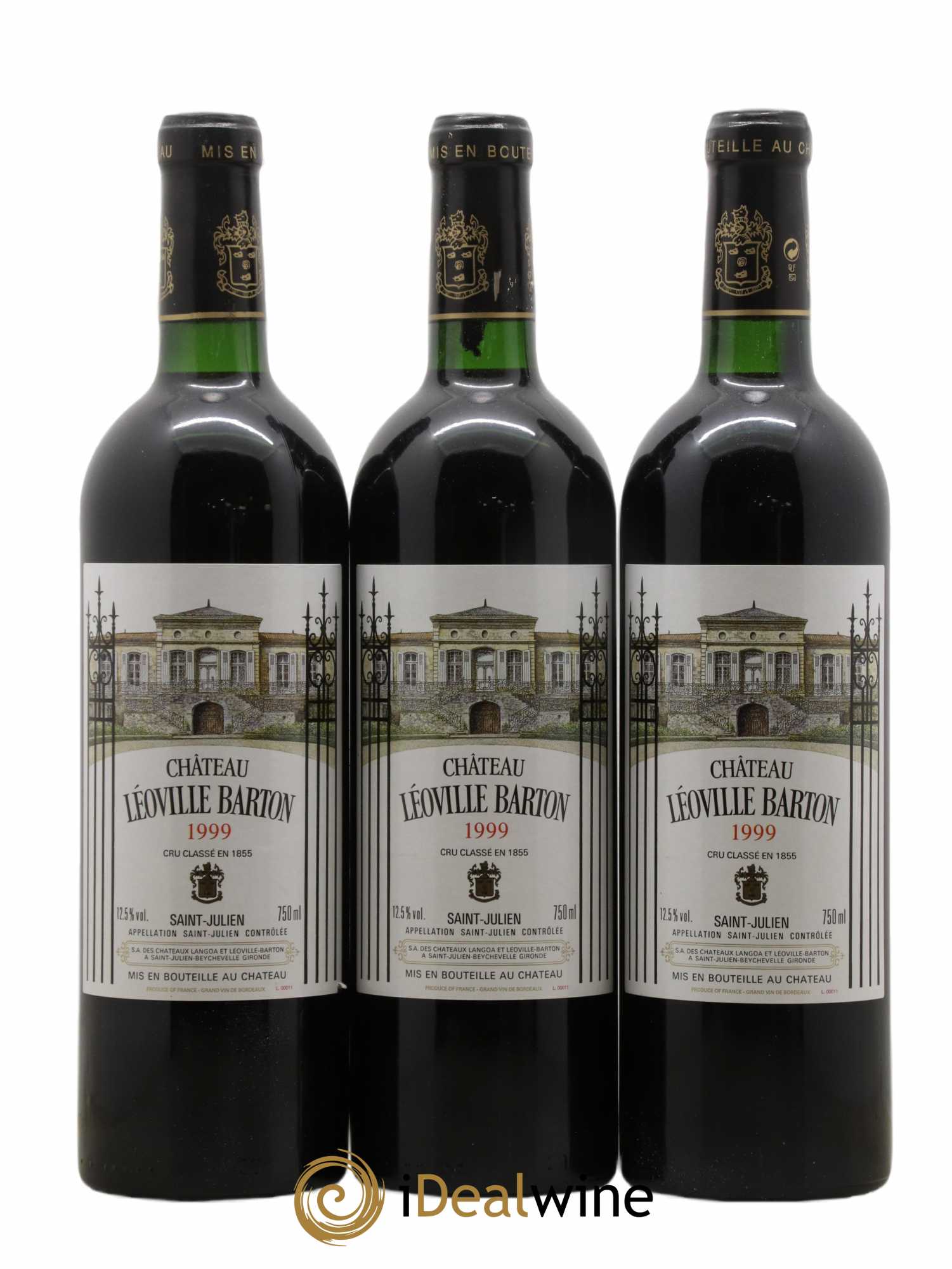 Château Léoville Barton 2ème Grand Cru Classé 1999 - Lot of 12 bottles - 1