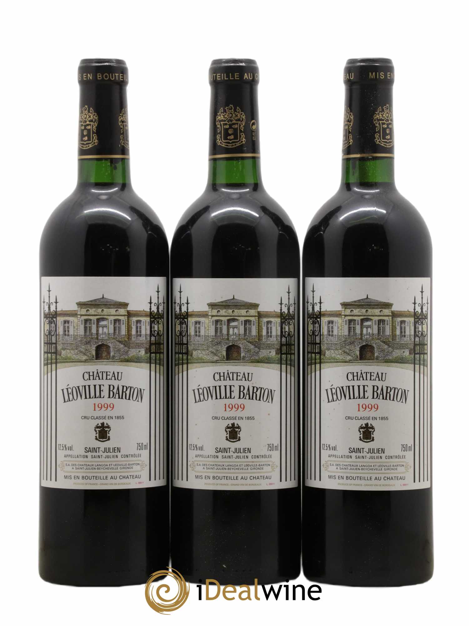 Château Léoville Barton 2ème Grand Cru Classé 1999 - Lot of 12 bottles - 2